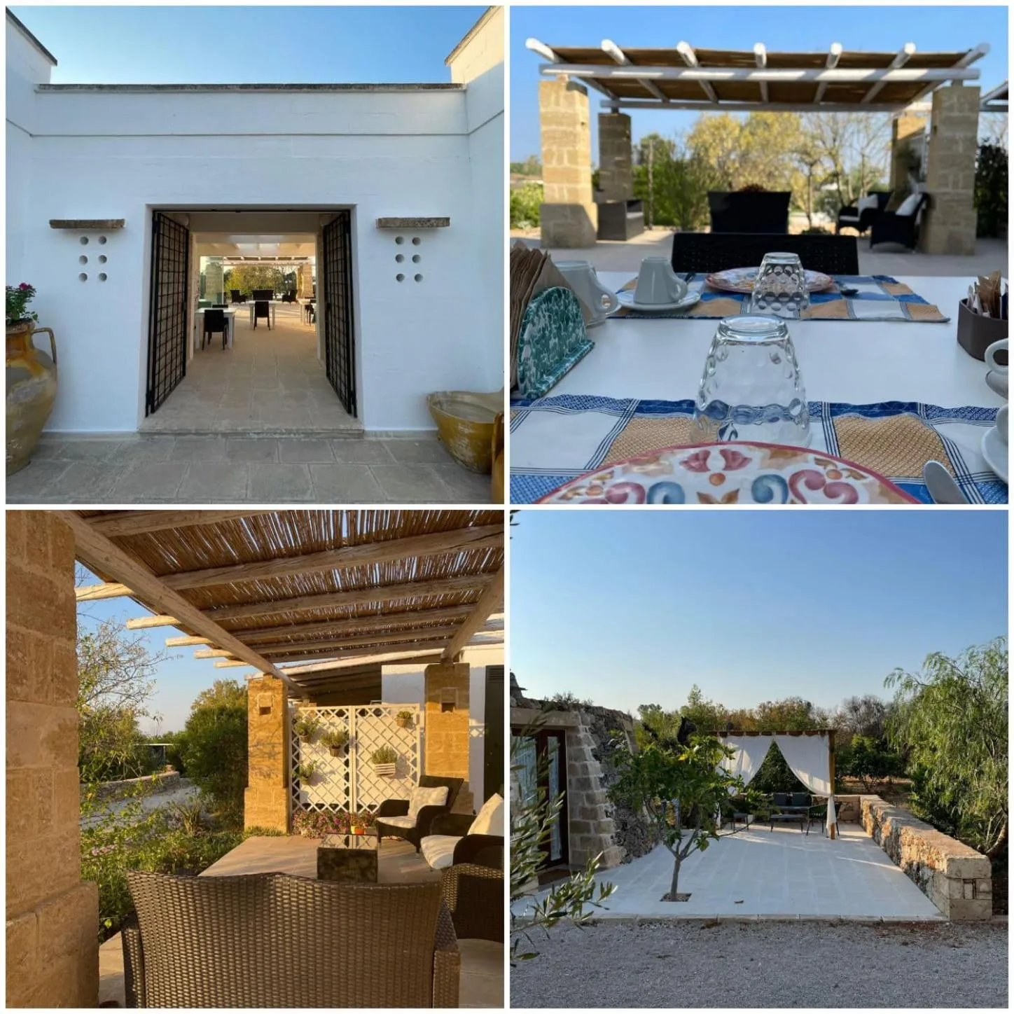 Patio in Tenuta La Milogna