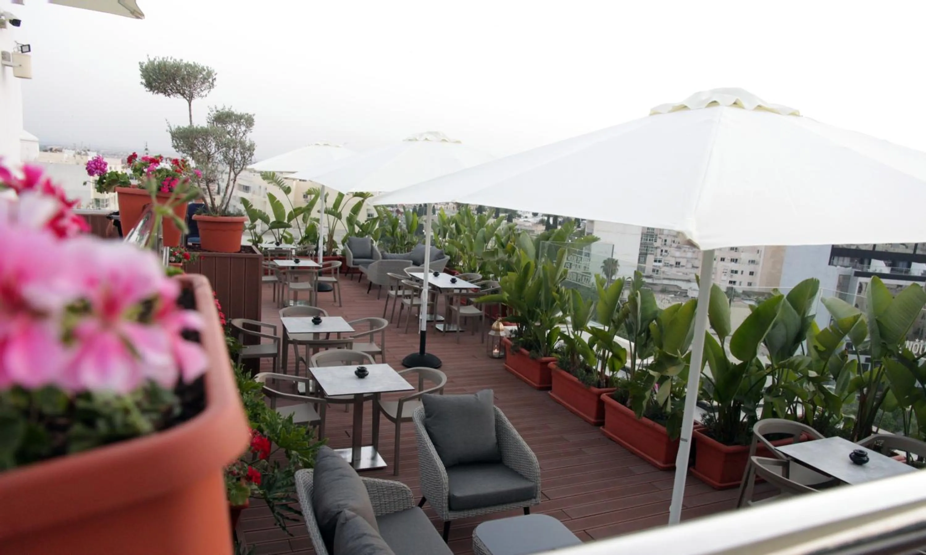 Patio in Nour Plazza Hotel