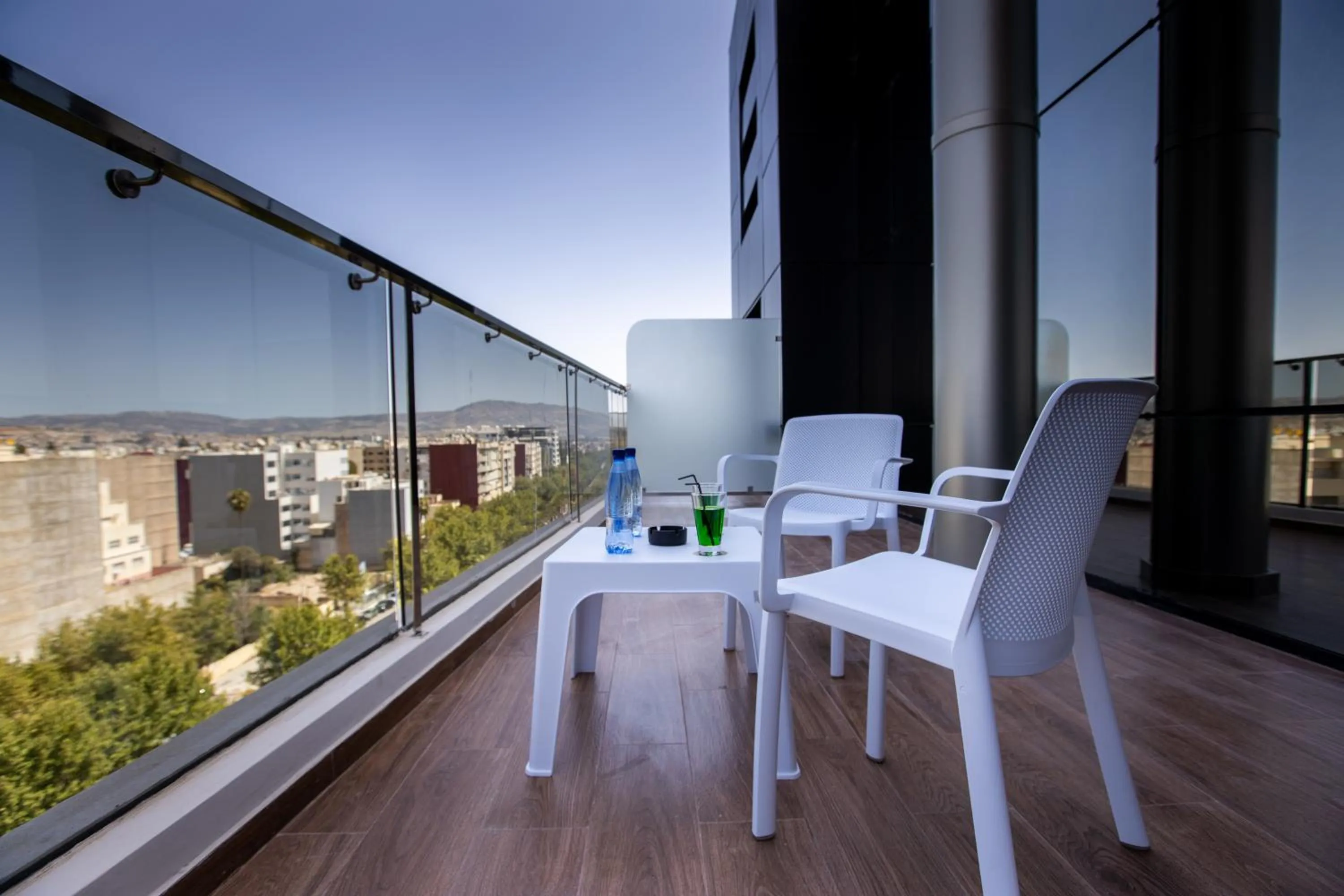 Balcony/Terrace in Nour Plazza Hotel