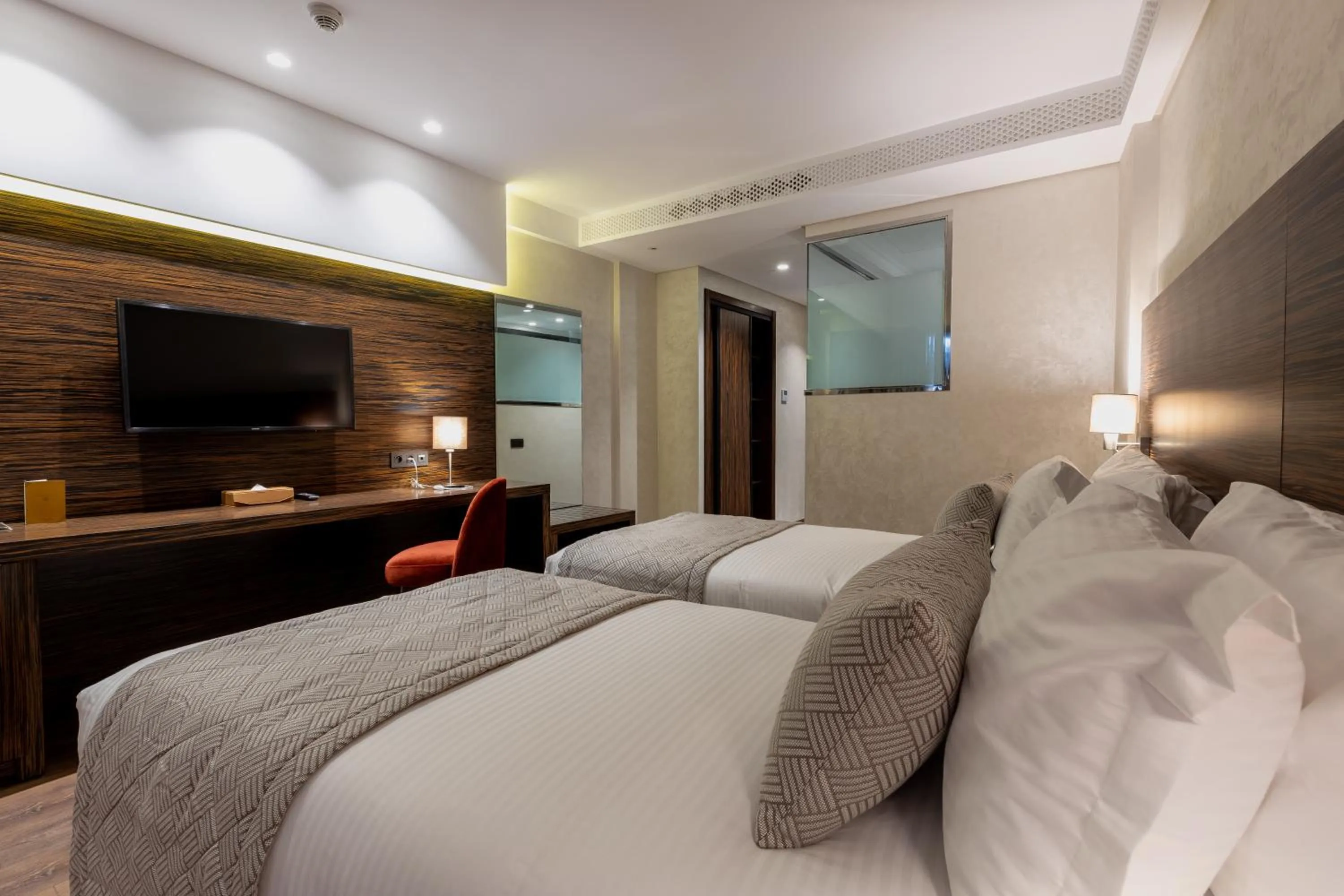 Photo of the whole room, Bed in Nour Plazza Hotel