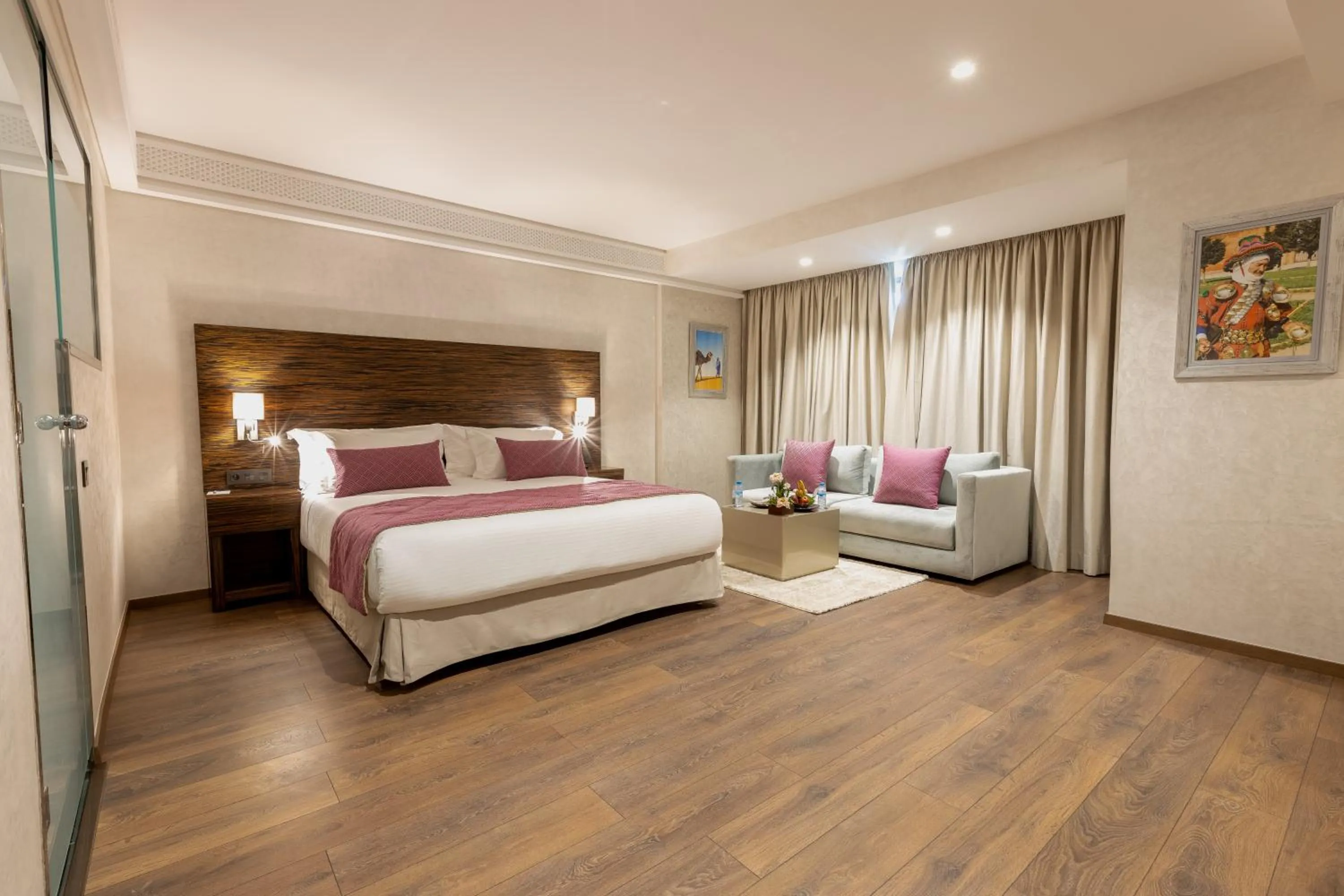 Photo of the whole room, Bed in Nour Plazza Hotel