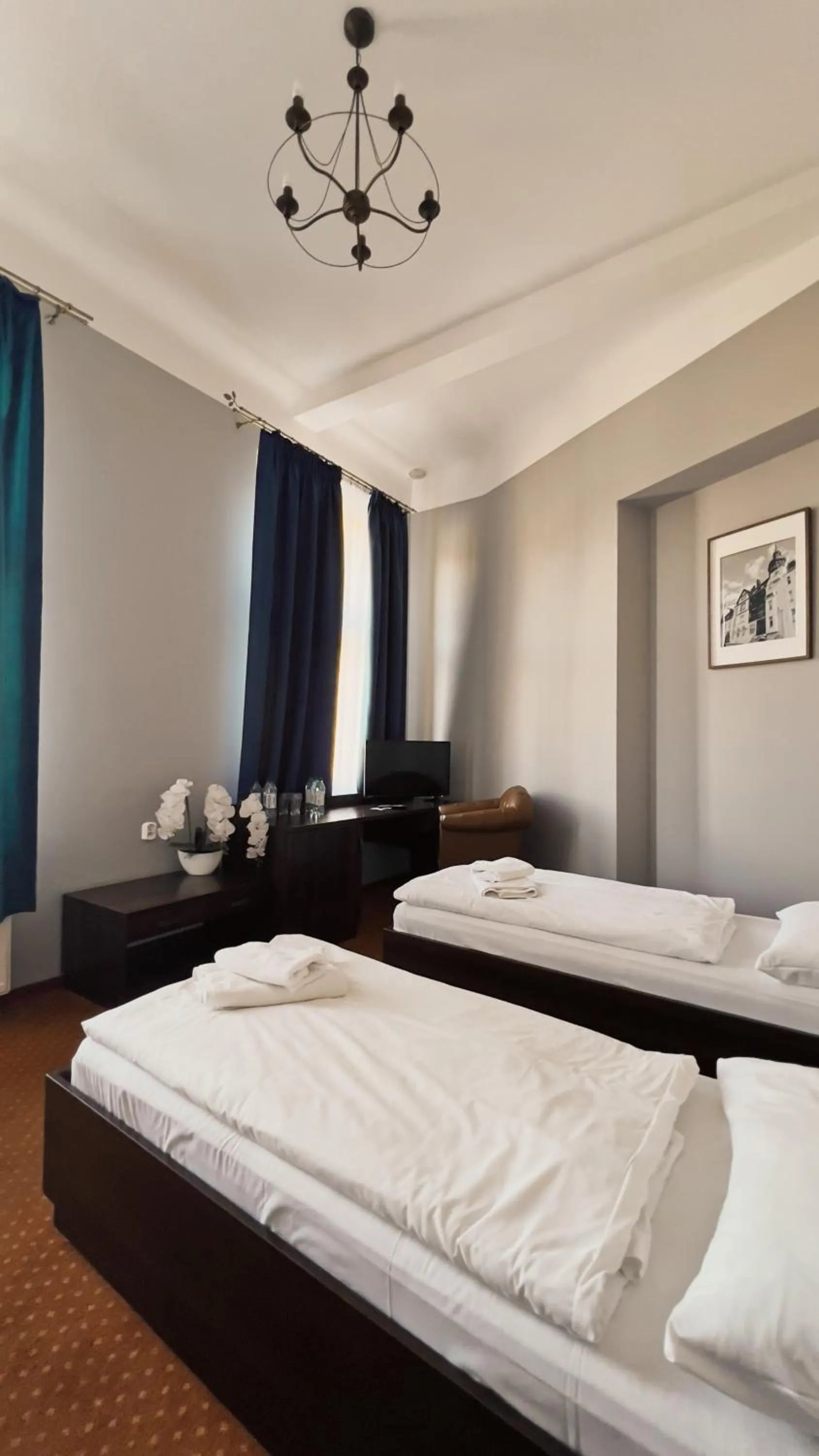 Bed in Legnicki Browar Książęcy Hotel i Restauracja