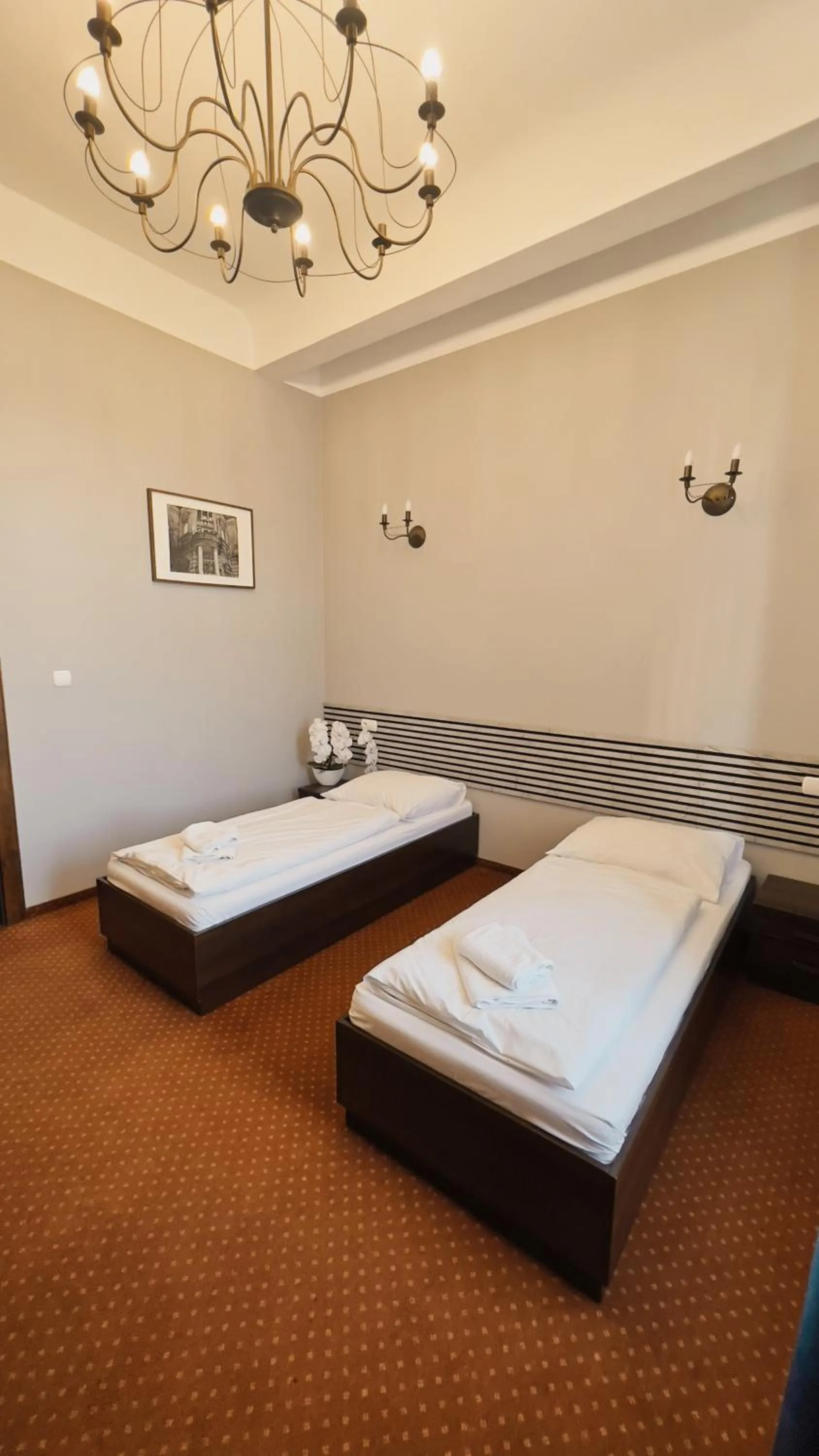 Bed in Legnicki Browar Książęcy Hotel i Restauracja