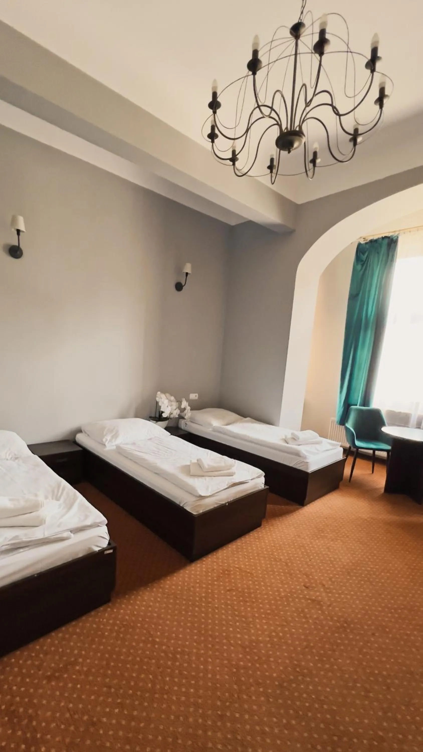 Bed in Legnicki Browar Książęcy Hotel i Restauracja