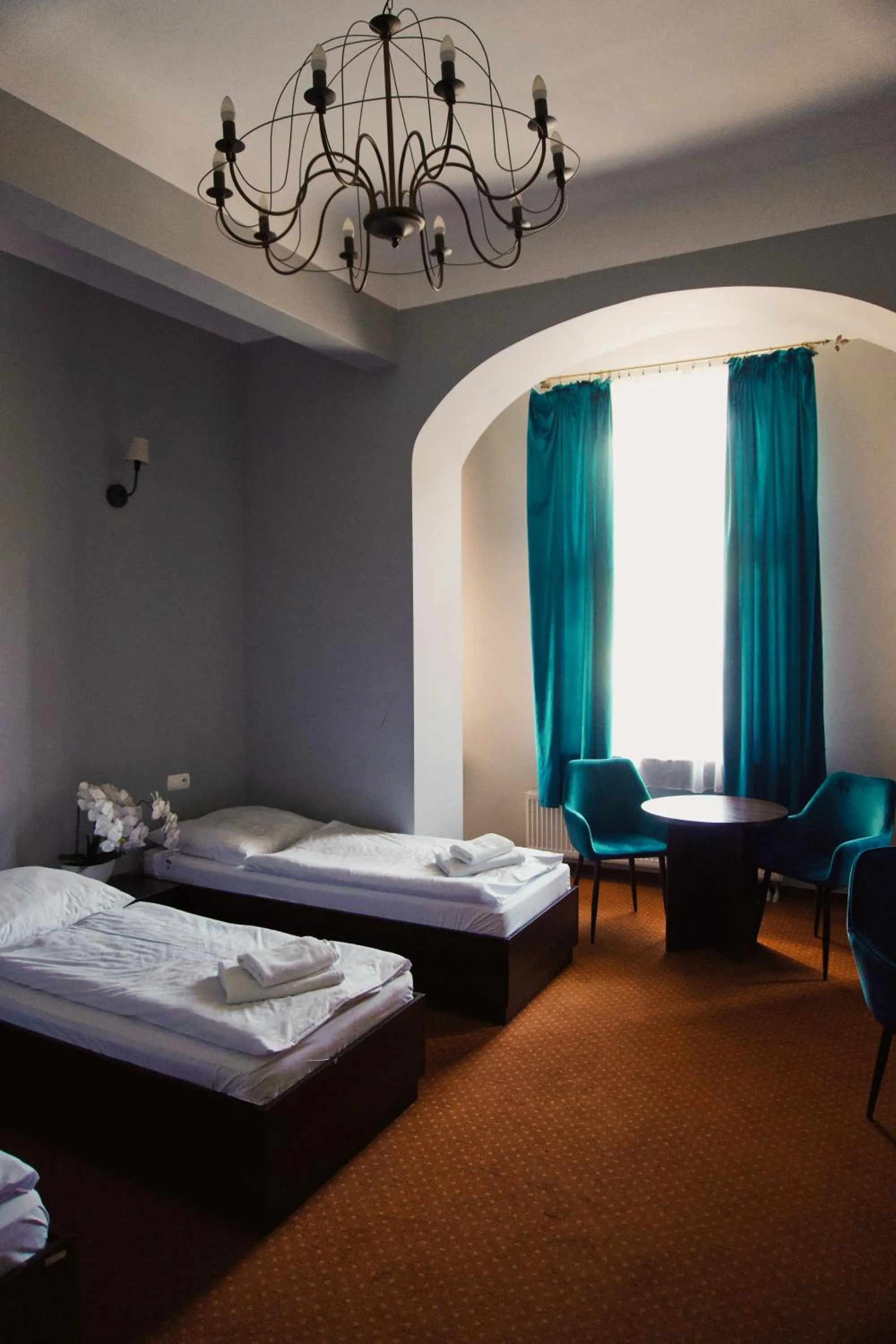 Bed in Legnicki Browar Książęcy Hotel i Restauracja