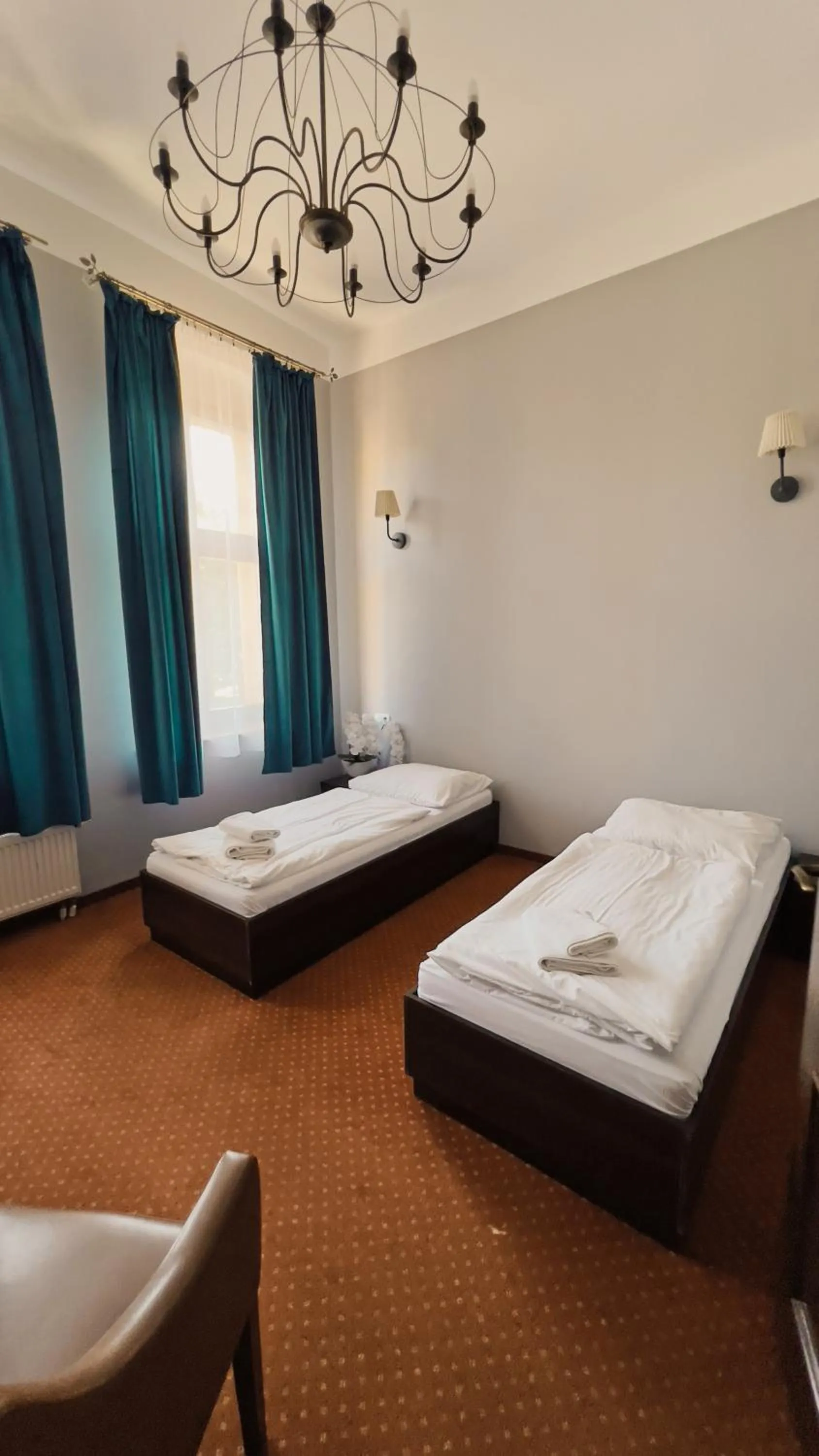 Bed in Legnicki Browar Książęcy Hotel i Restauracja