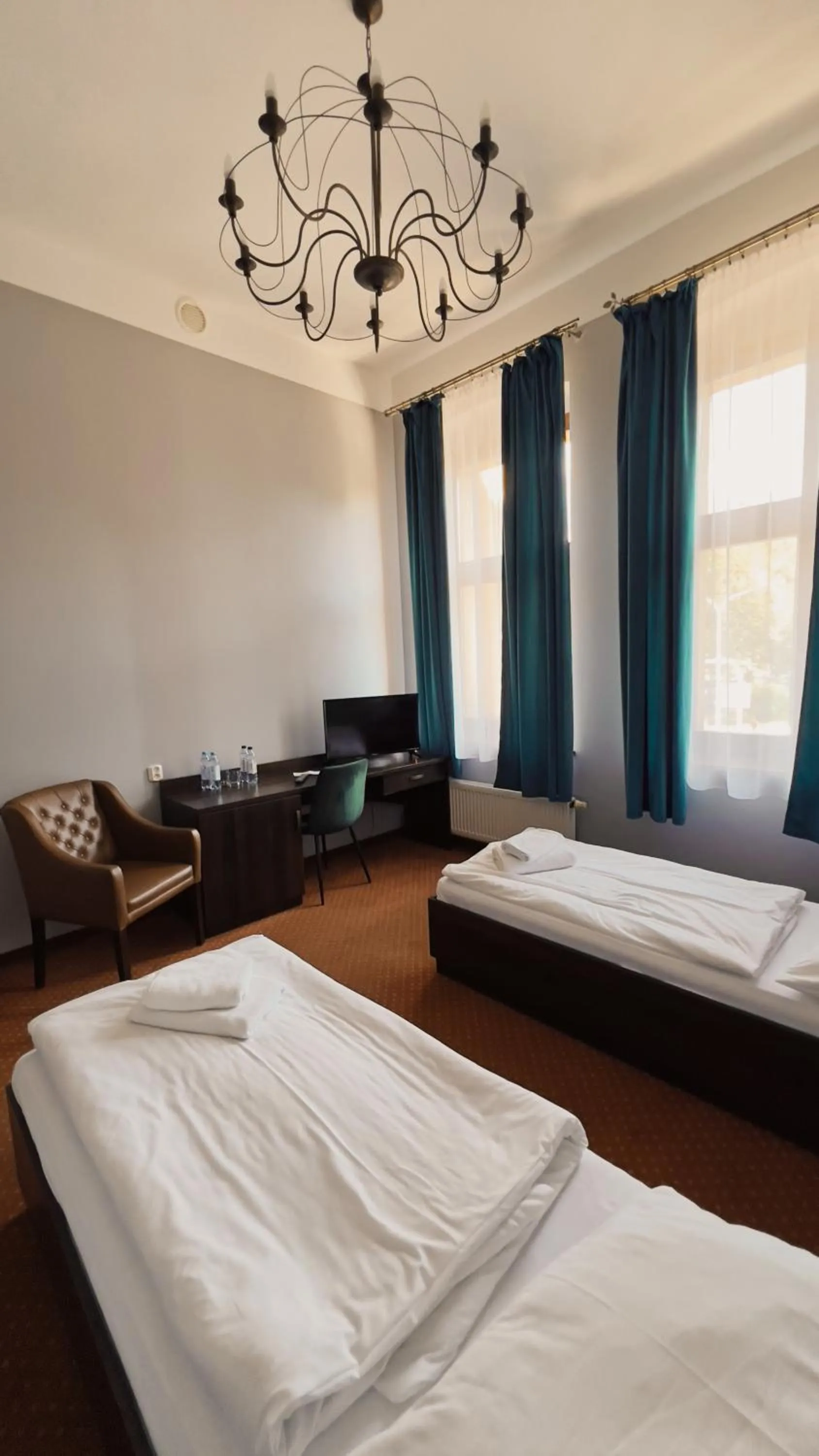 Bed in Legnicki Browar Książęcy Hotel i Restauracja