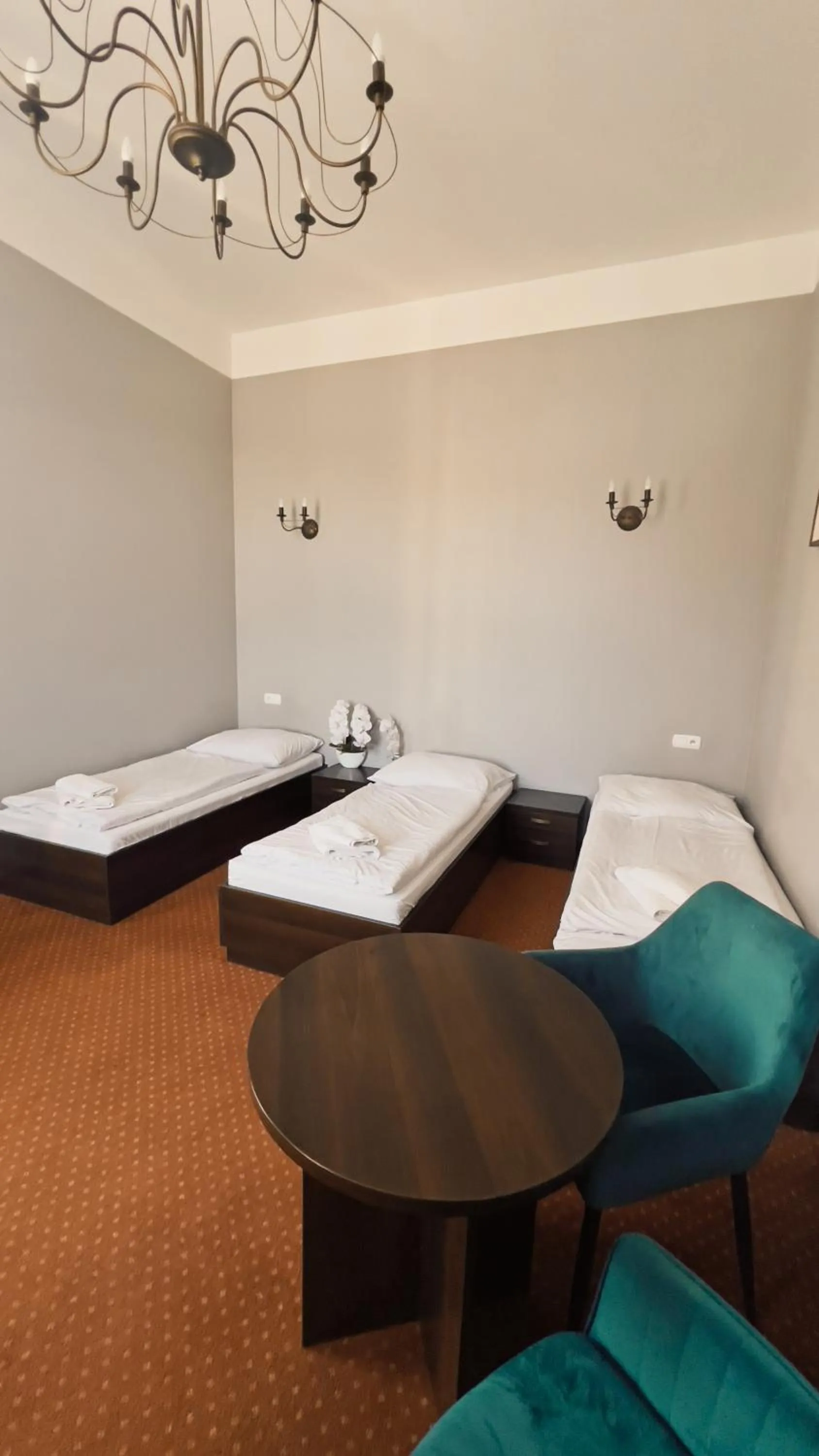 Bed in Legnicki Browar Książęcy Hotel i Restauracja