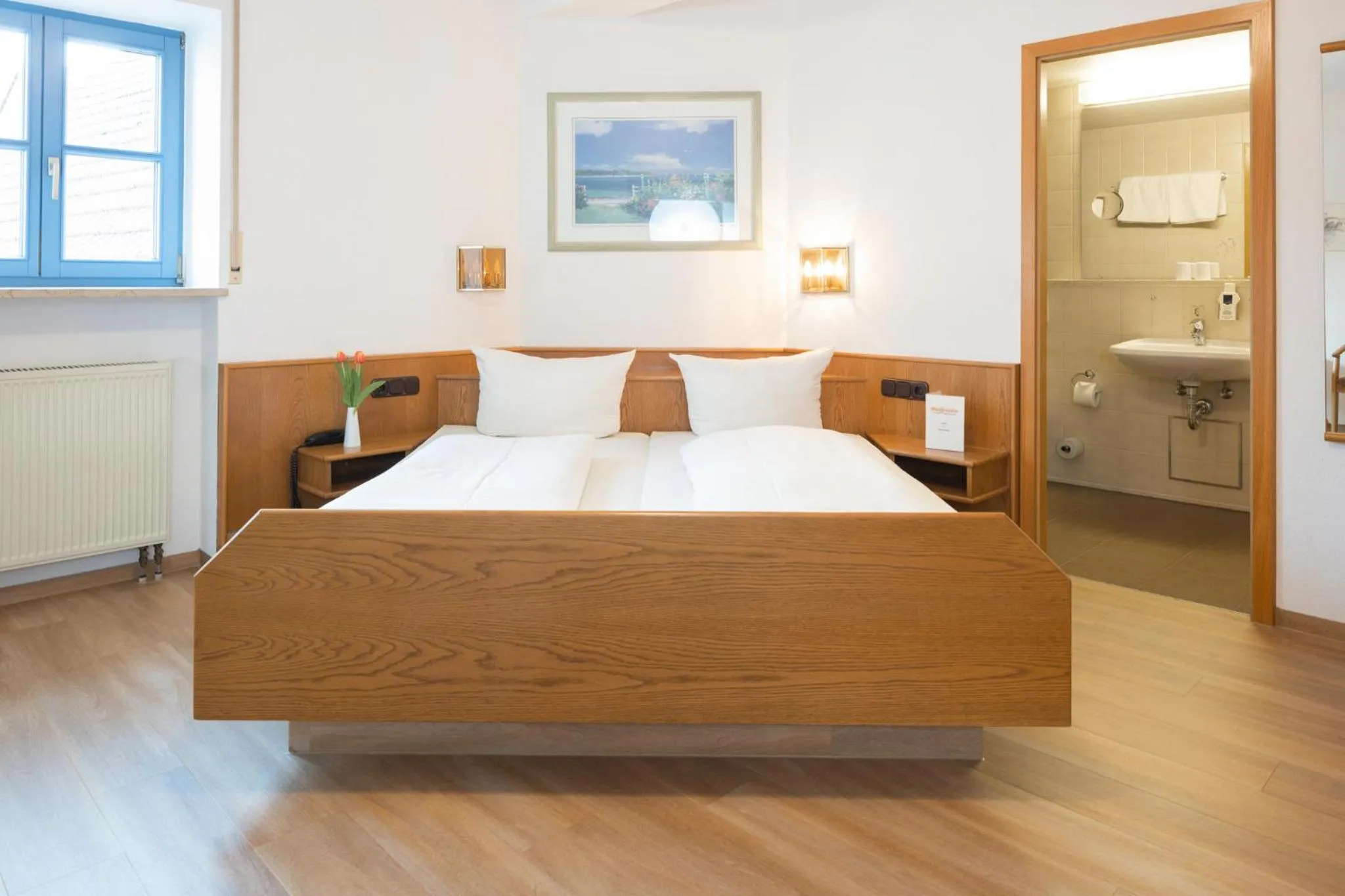 Photo of the whole room, Bed in AKZENT Hotel Meerfräulein