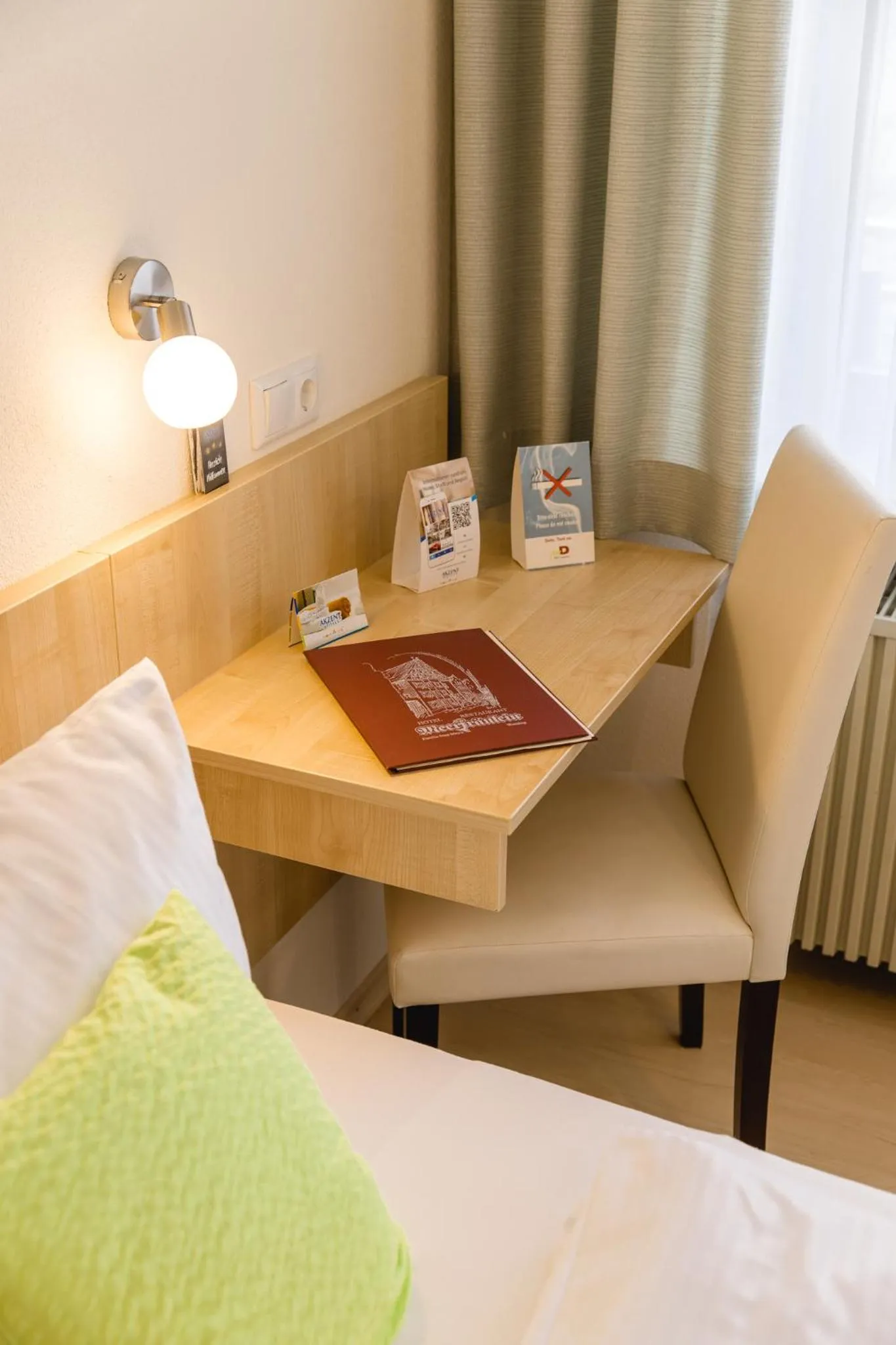 Photo of the whole room, Bed in AKZENT Hotel Meerfräulein