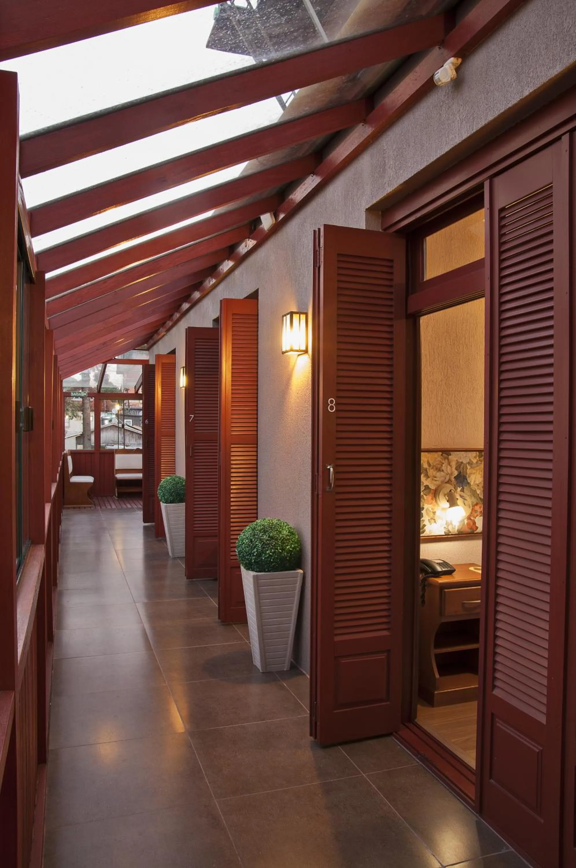 Balcony/Terrace in Bellagio Mini Resort - no coração de Gramado