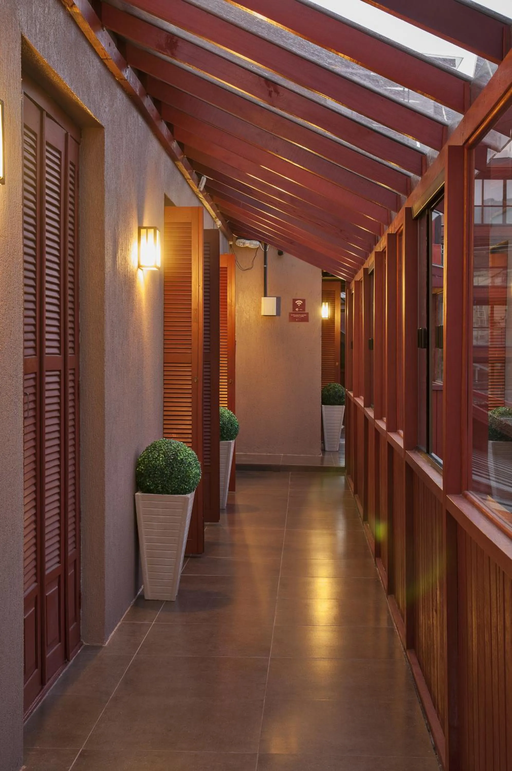 Balcony/Terrace in Bellagio Mini Resort - no coração de Gramado