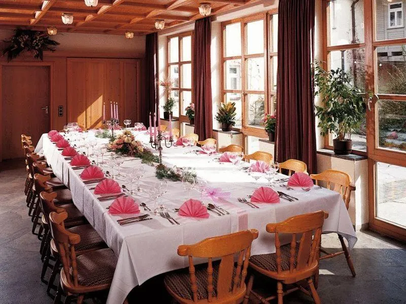 Dining area in Hotel Lamm