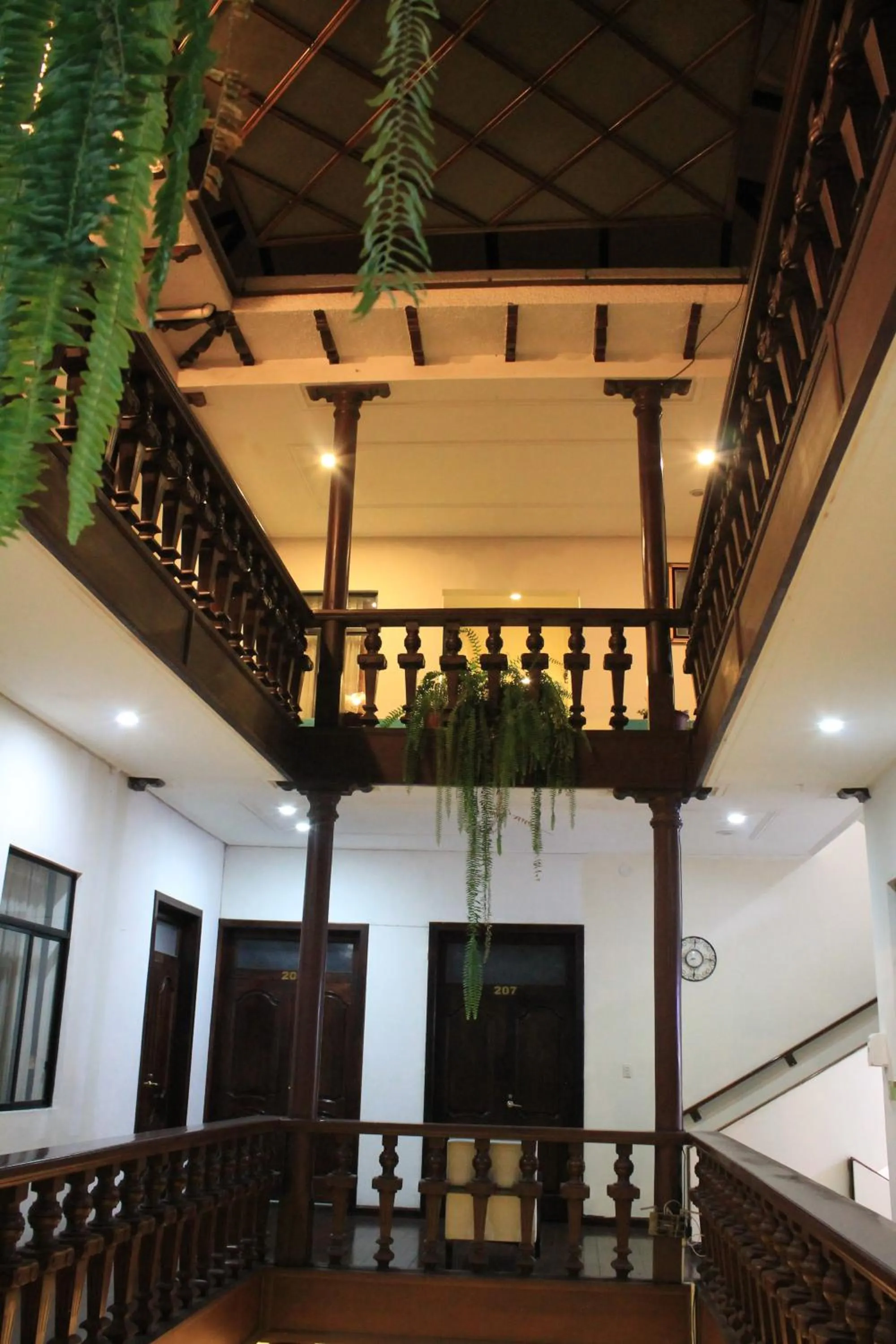 Patio in Hotel 4 Mundos