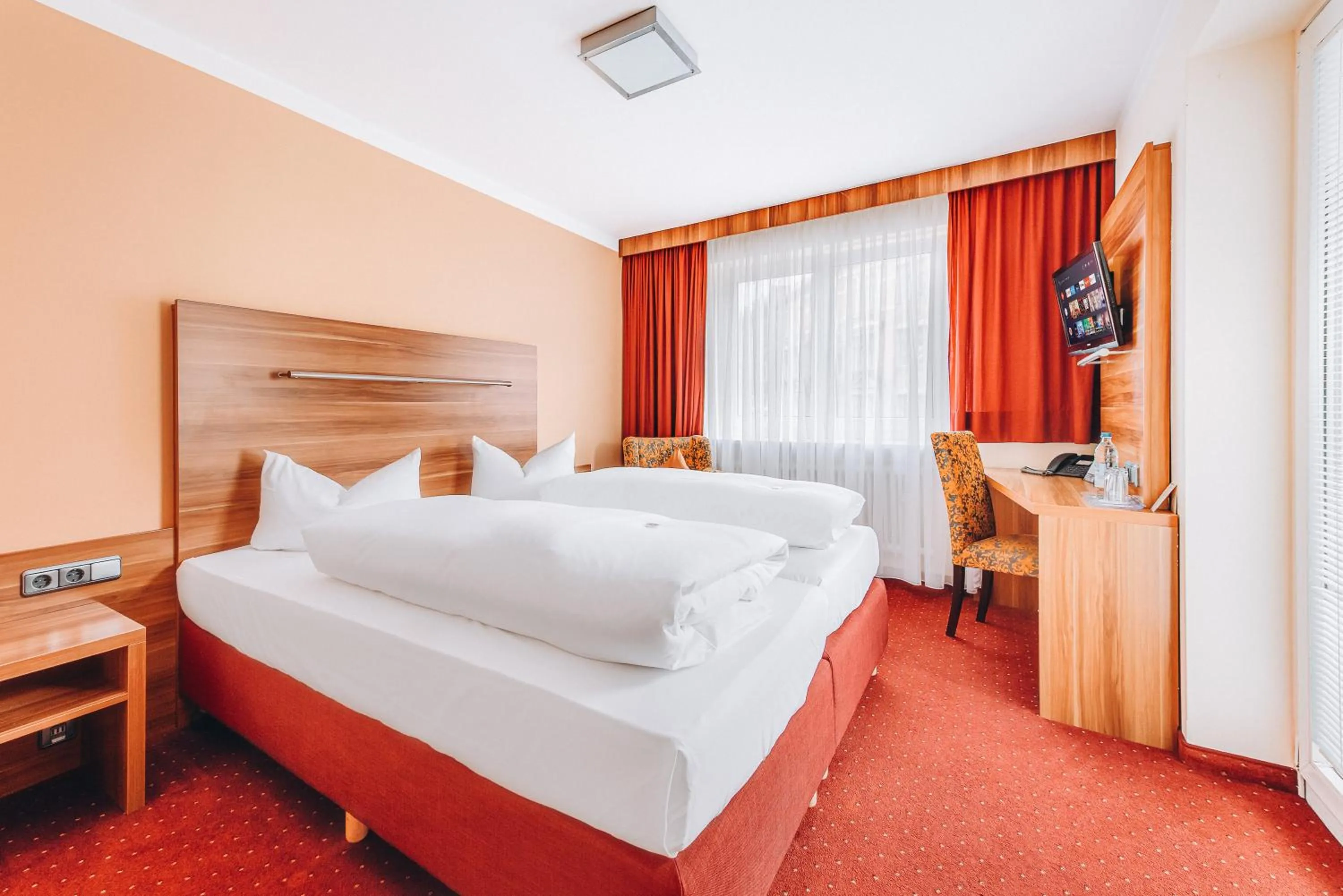 Bed in Hotel Isartor