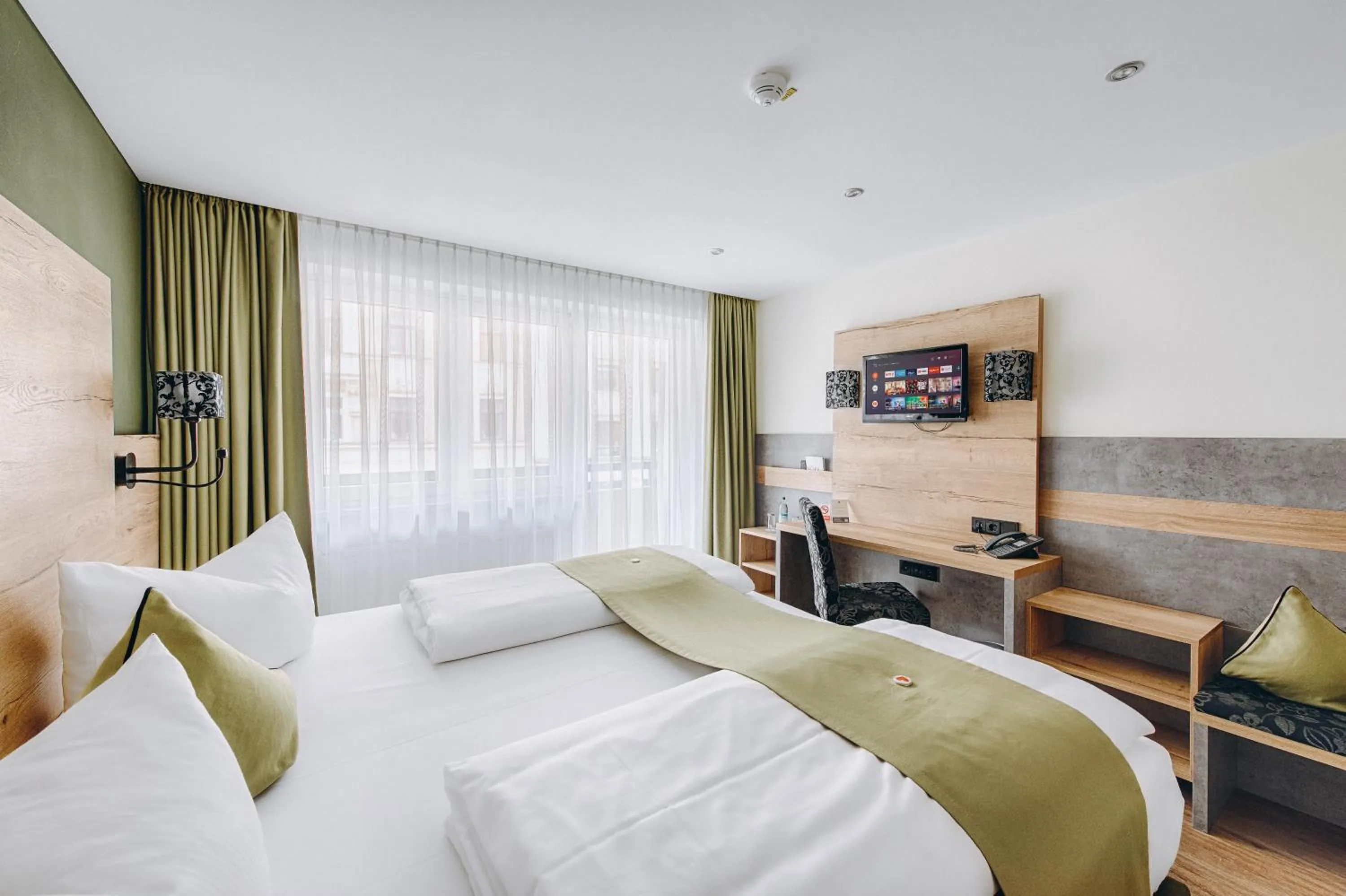 Bed in Hotel Isartor