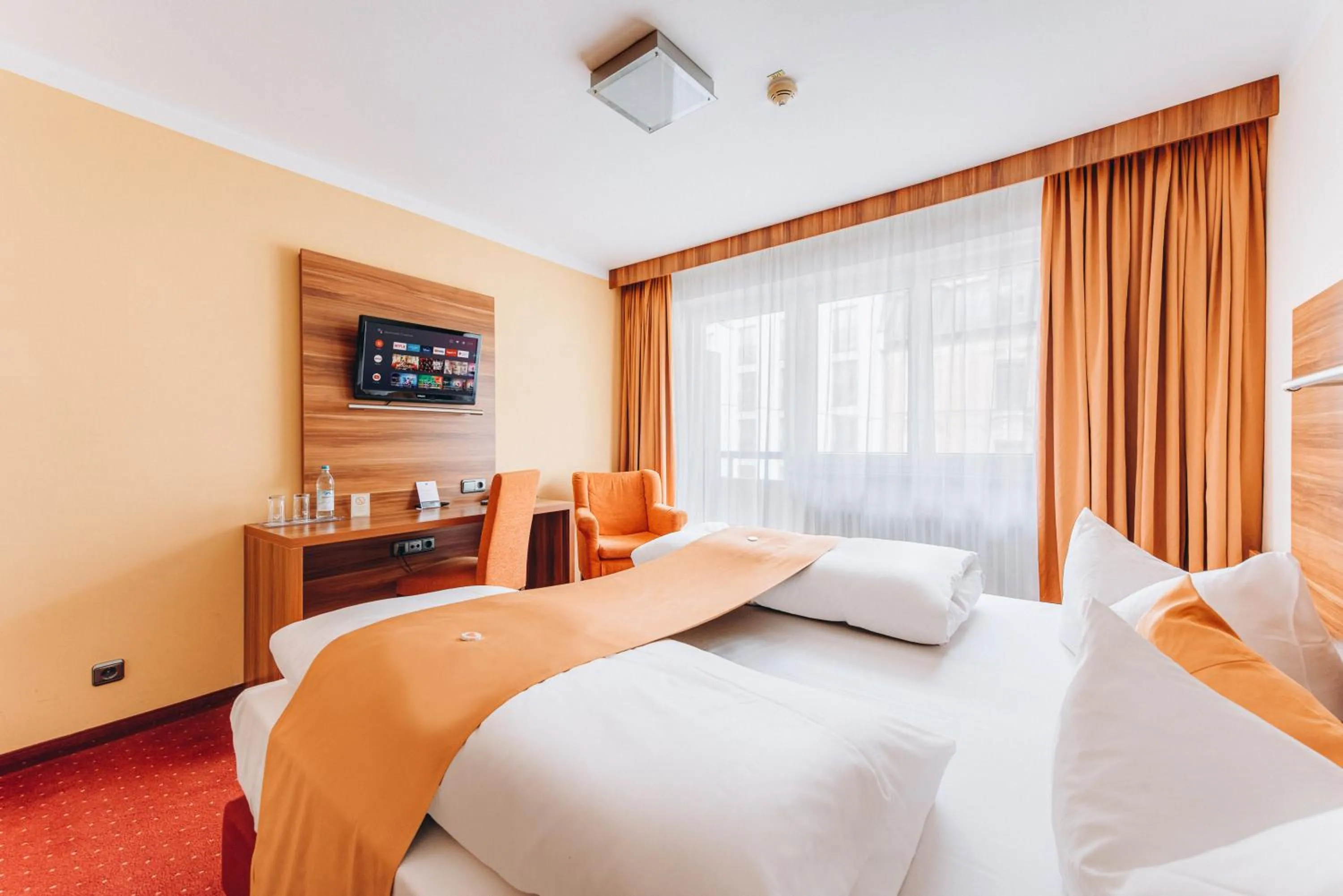 Bed in Hotel Isartor