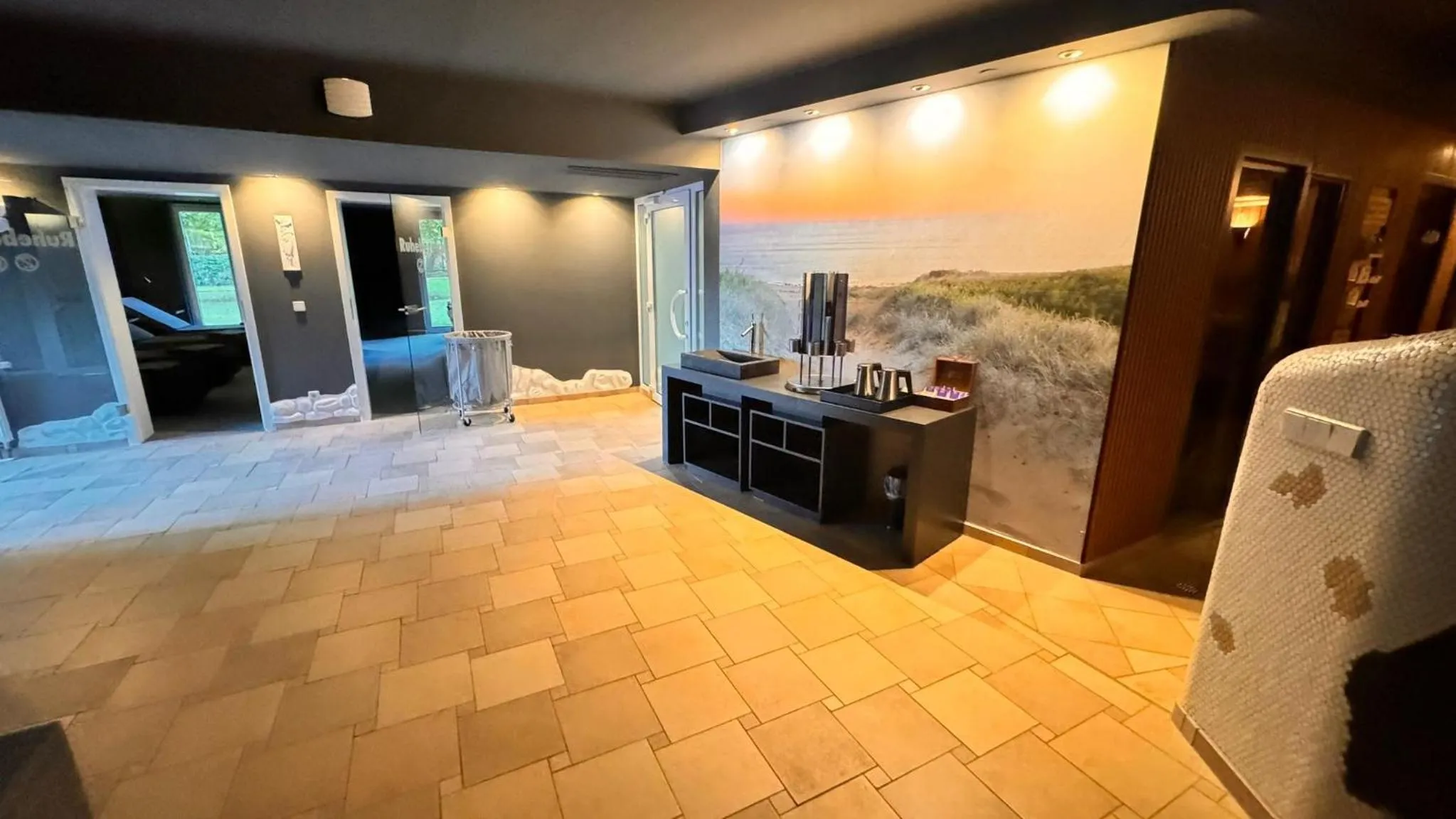 Sauna in SL'otel im Parforcehaus