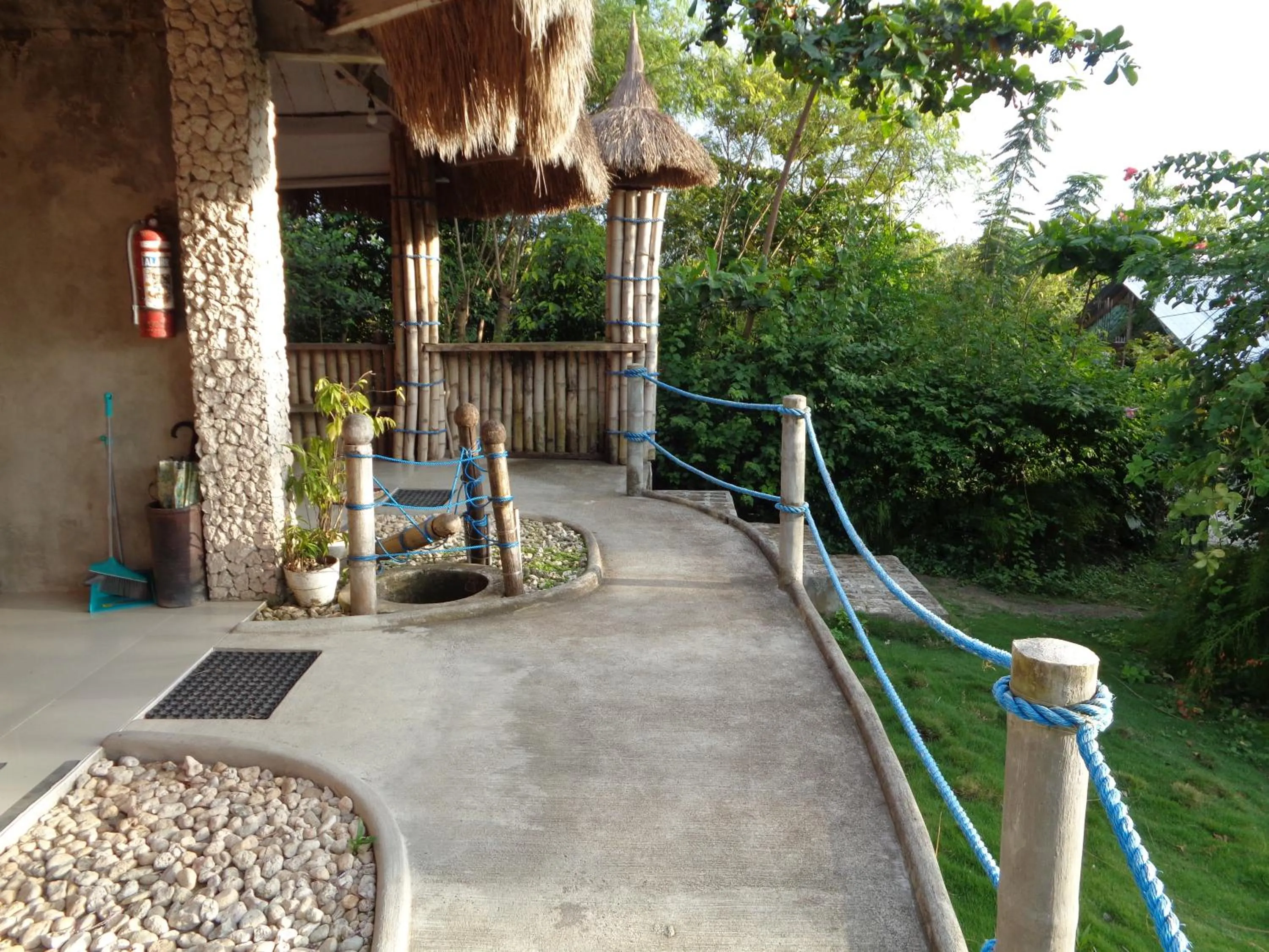Garden view in Sea Turtle House Moalboal