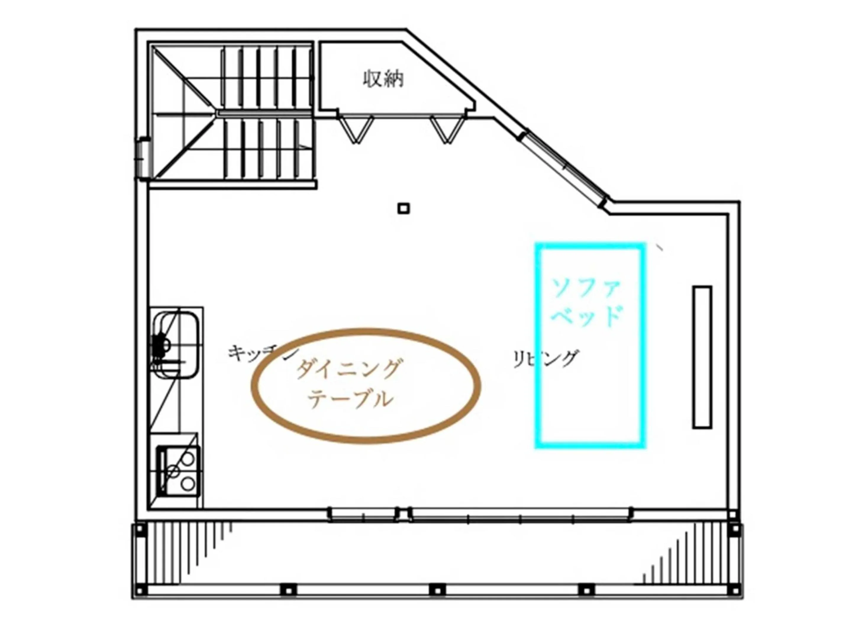Floor plan in 天弓イン