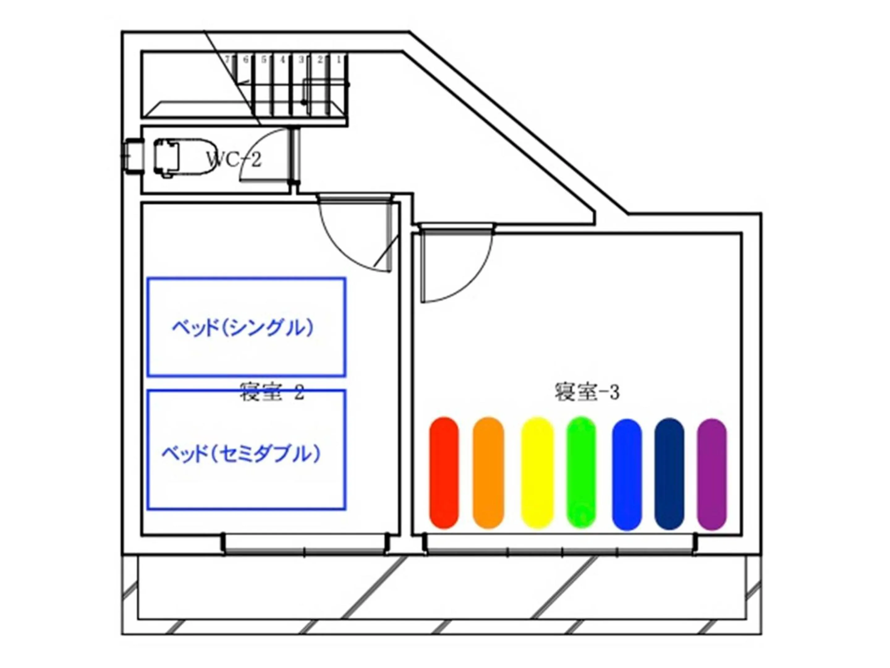 Floor plan in 天弓イン
