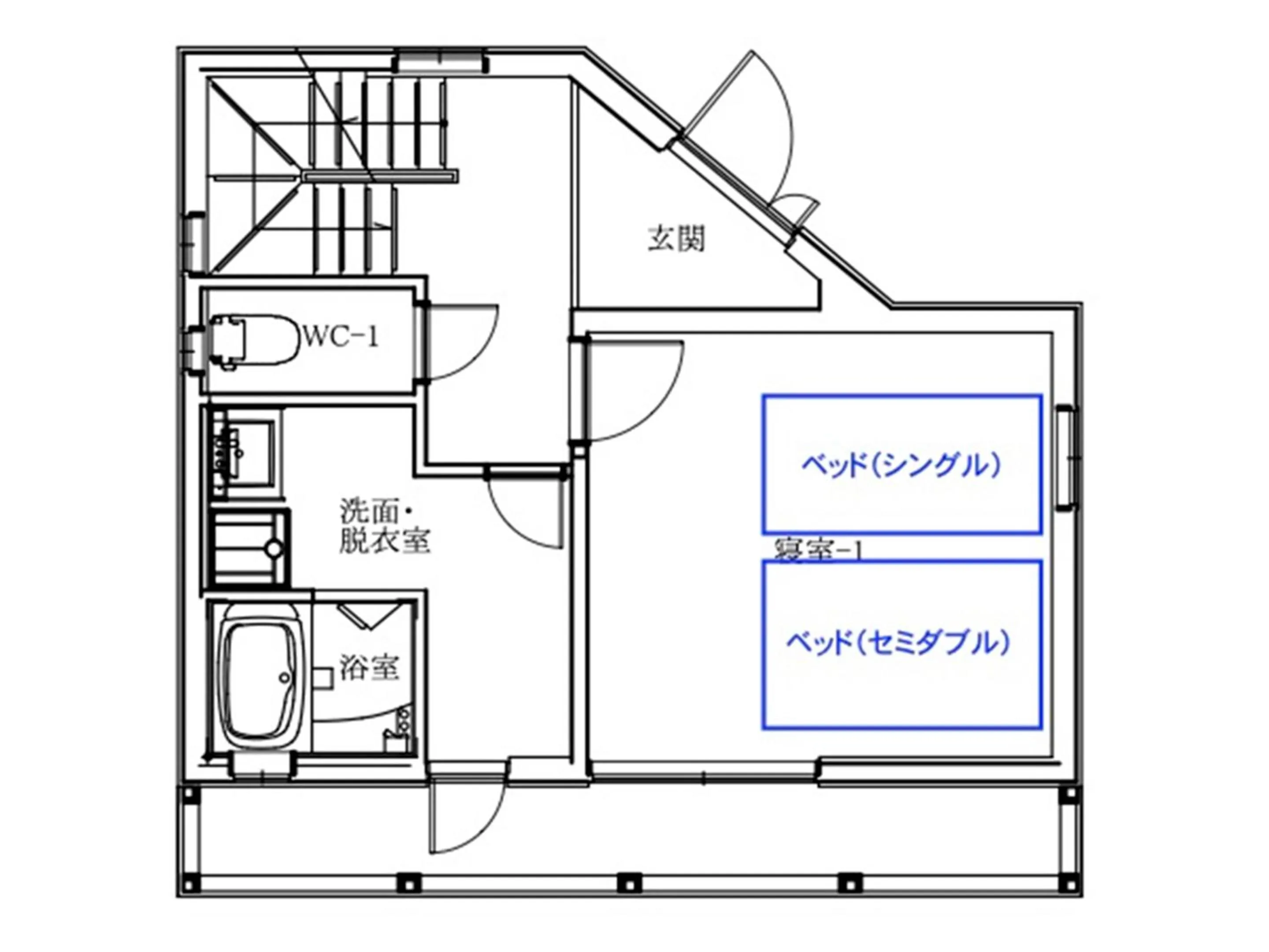Floor plan in 天弓イン