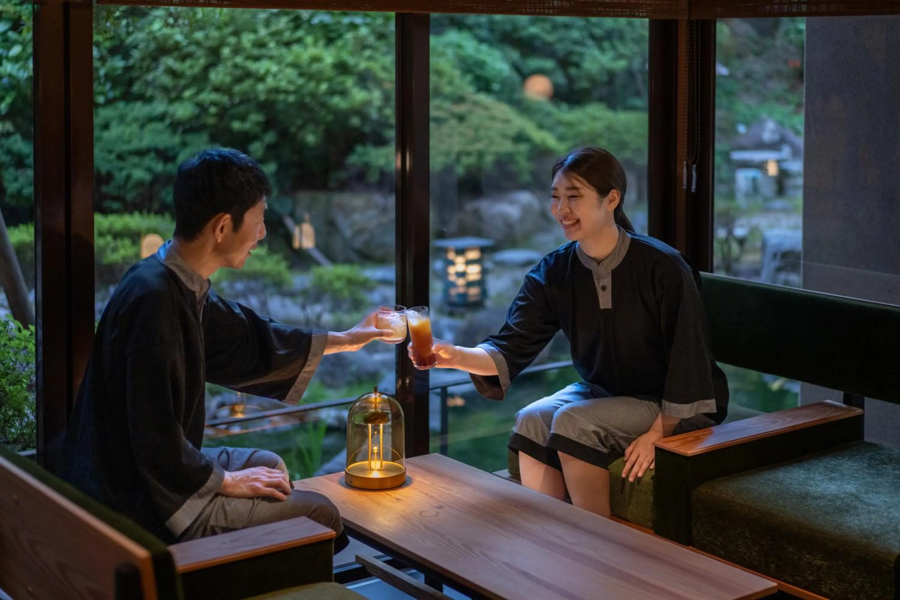 Lounge or bar in RYOKAN OQOQ-Tamai Bekkan
