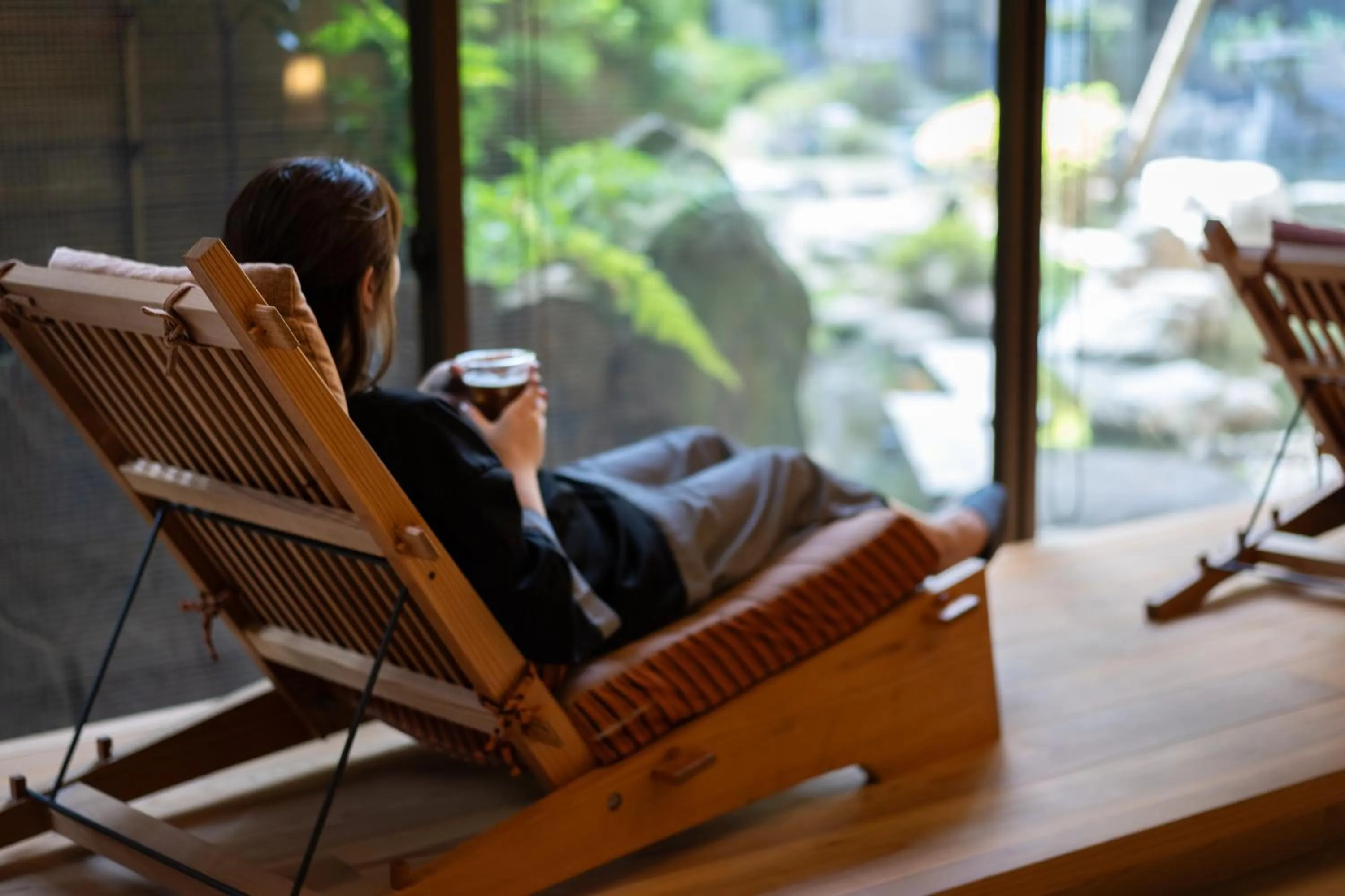 Lounge or bar in RYOKAN OQOQ-Tamai Bekkan