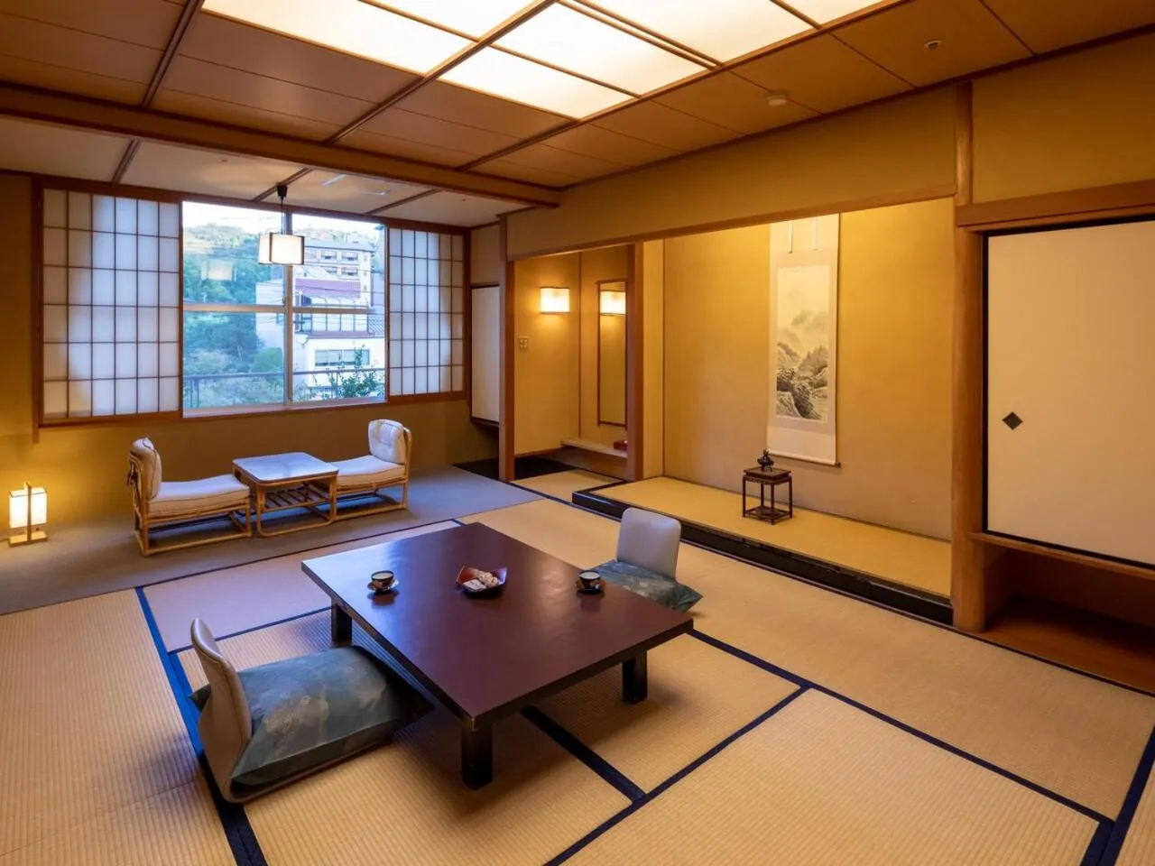 Photo of the whole room in RYOKAN OQOQ-Tamai Bekkan