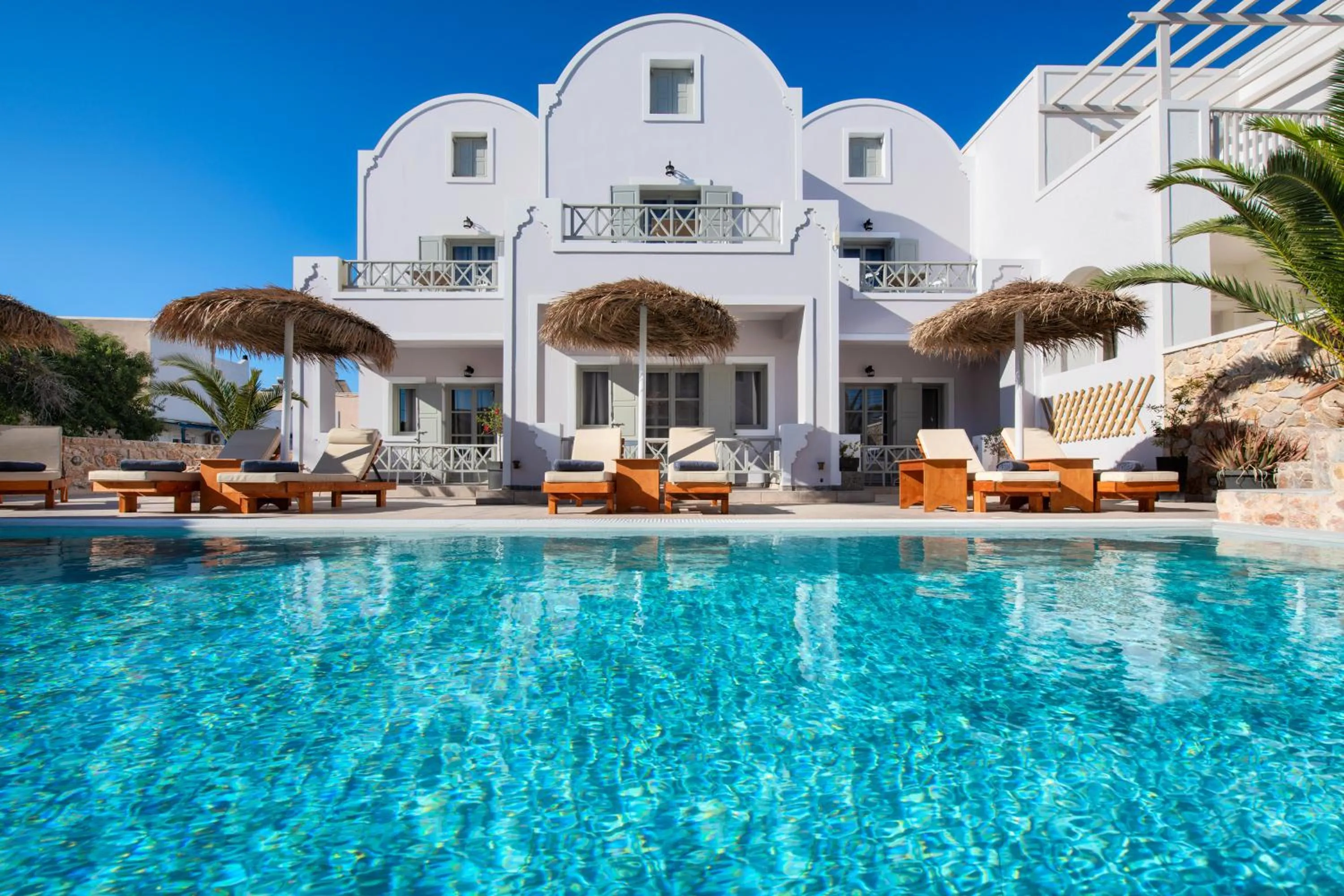 Pool view in Kalya Suites