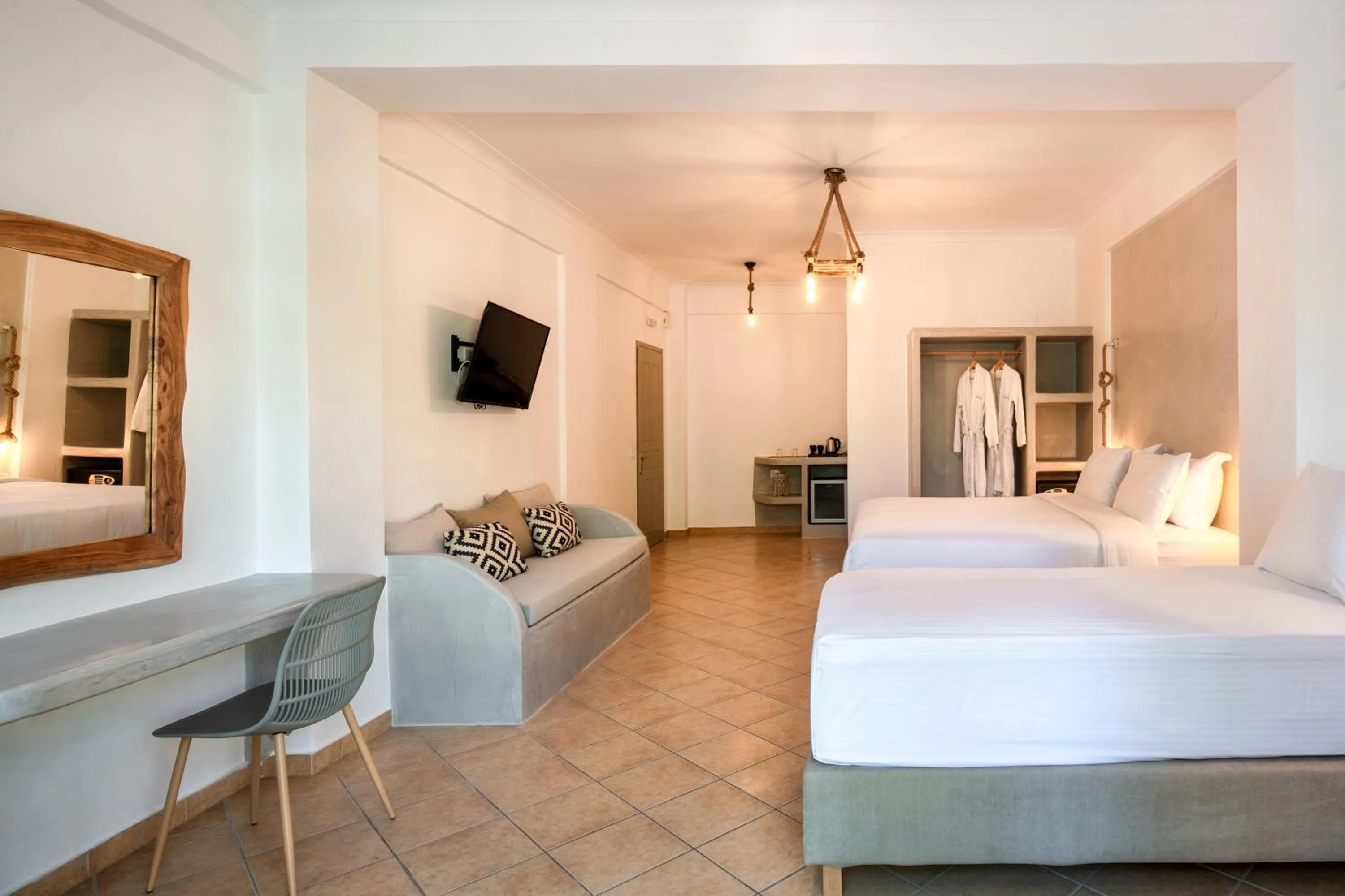 Photo of the whole room, Bed in Kalya Suites