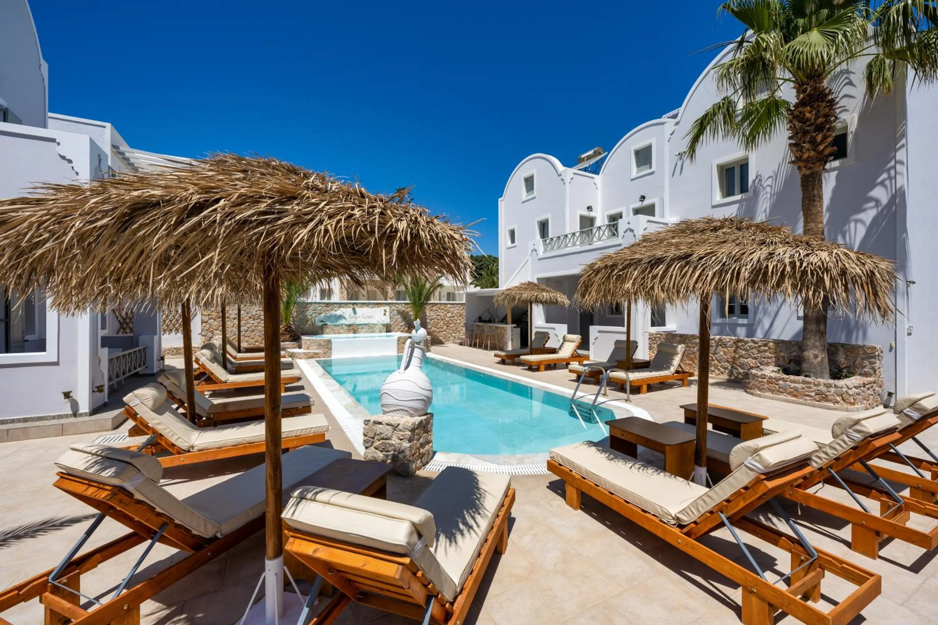 Pool view in Kalya Suites