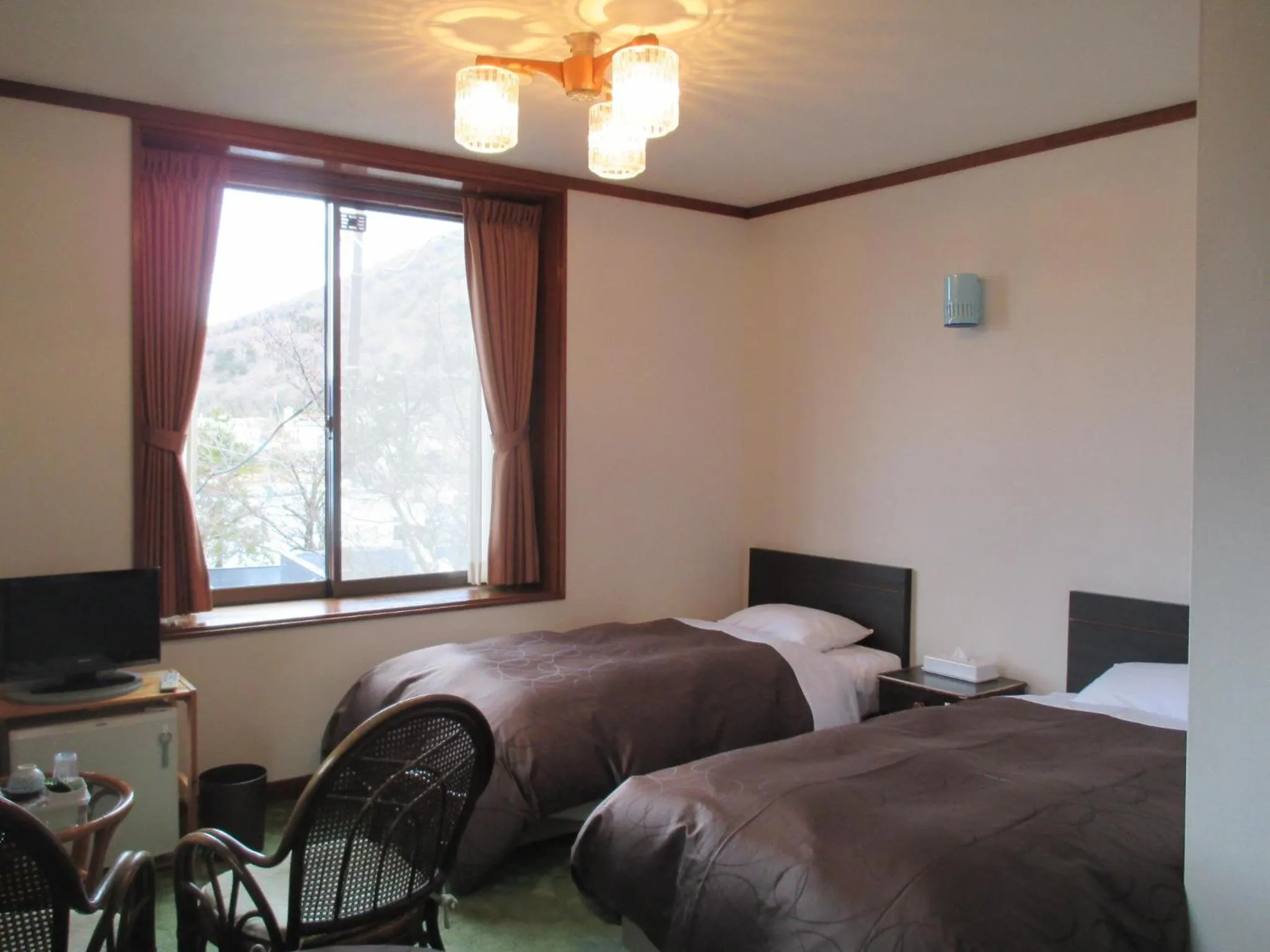 Bed in Chuzenji Pension