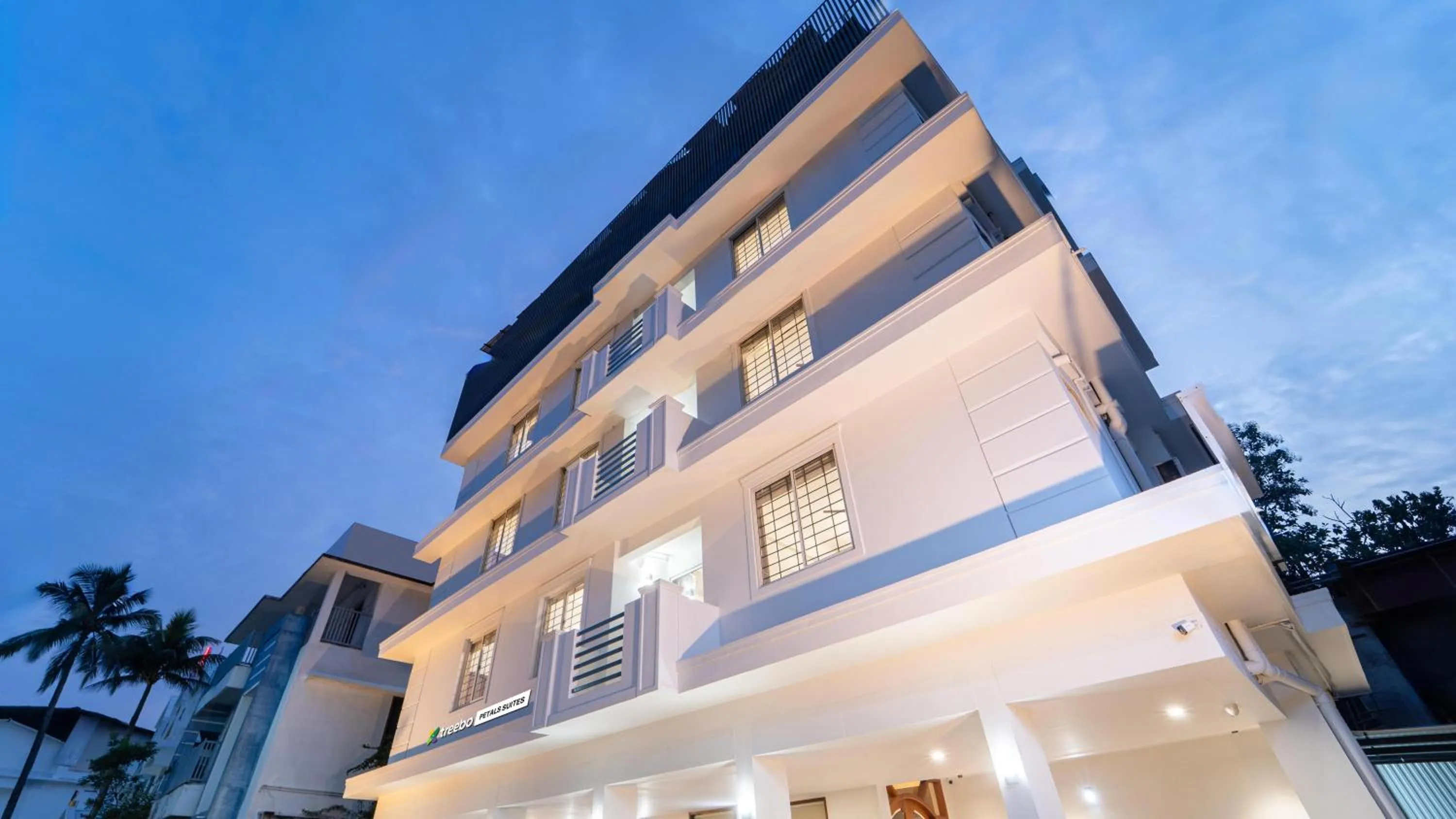 Property building in Treebo Petals Suites