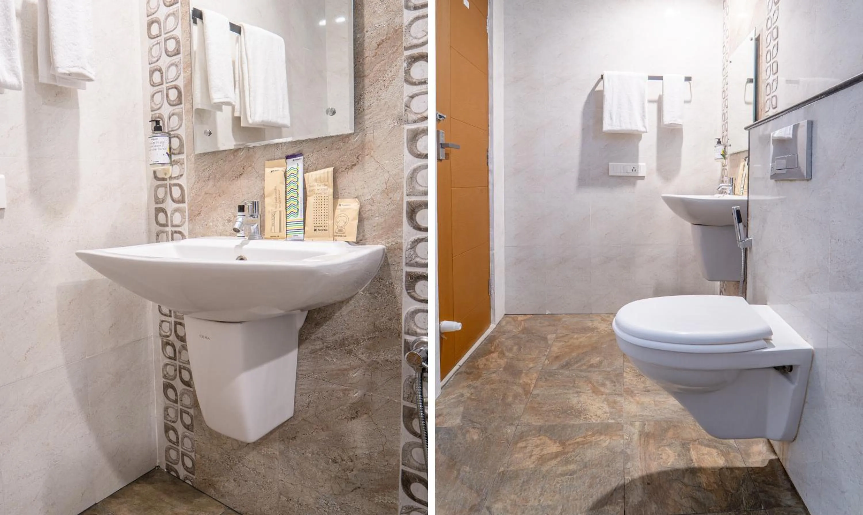 Bathroom in Treebo Petals Suites