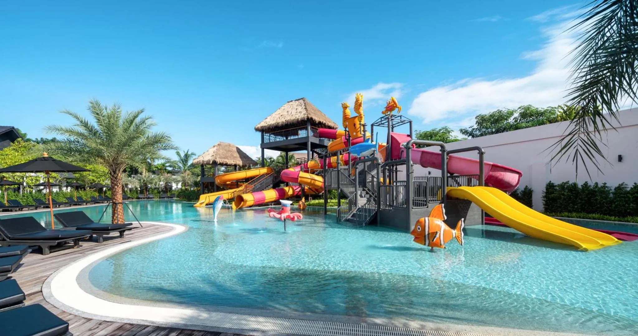 Aqua park in The Splash Koh Chang