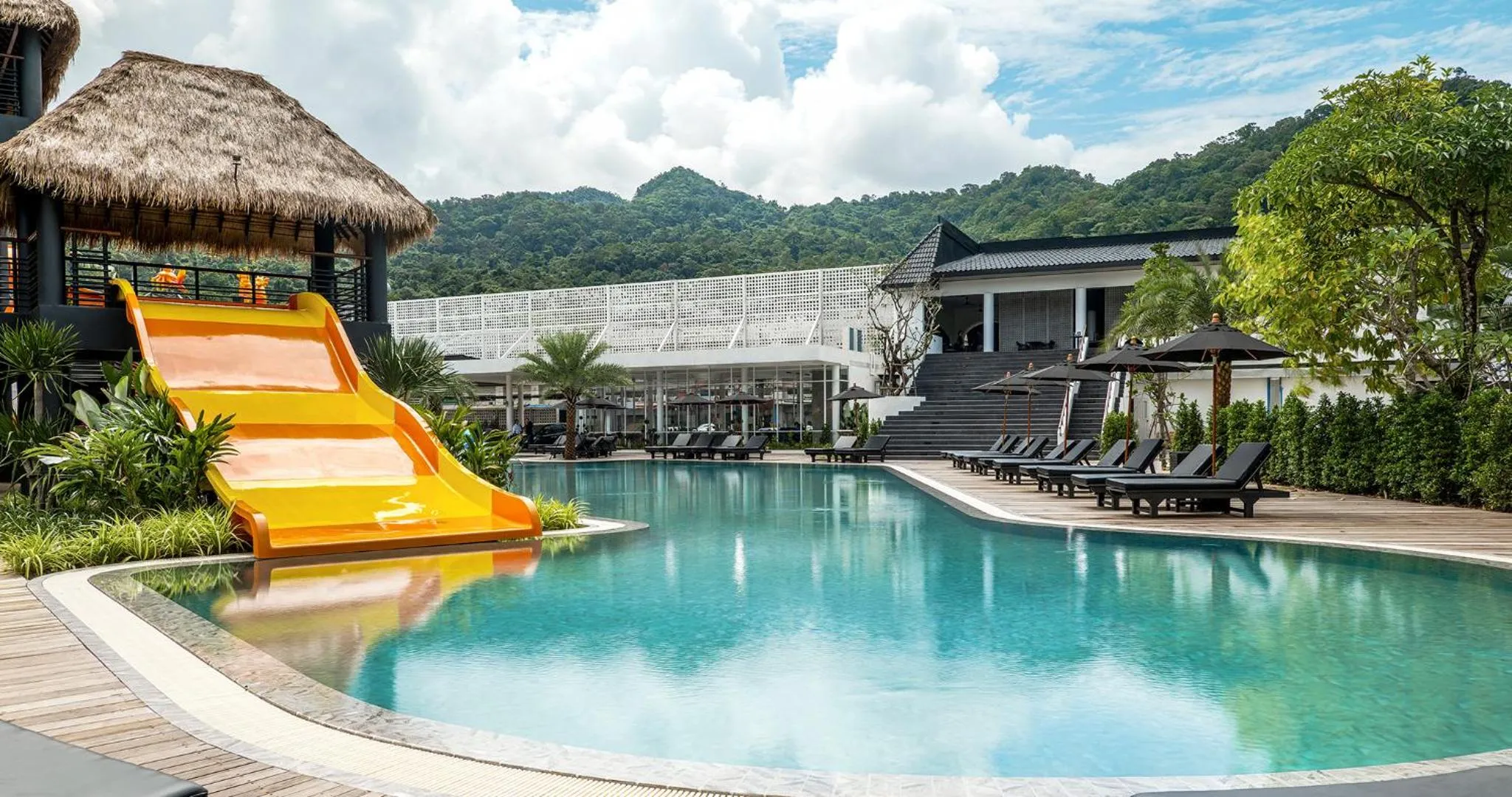 Swimming pool in The Splash Koh Chang