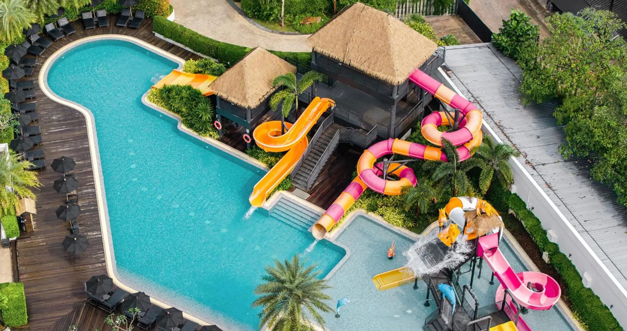 Aqua park in The Splash Koh Chang