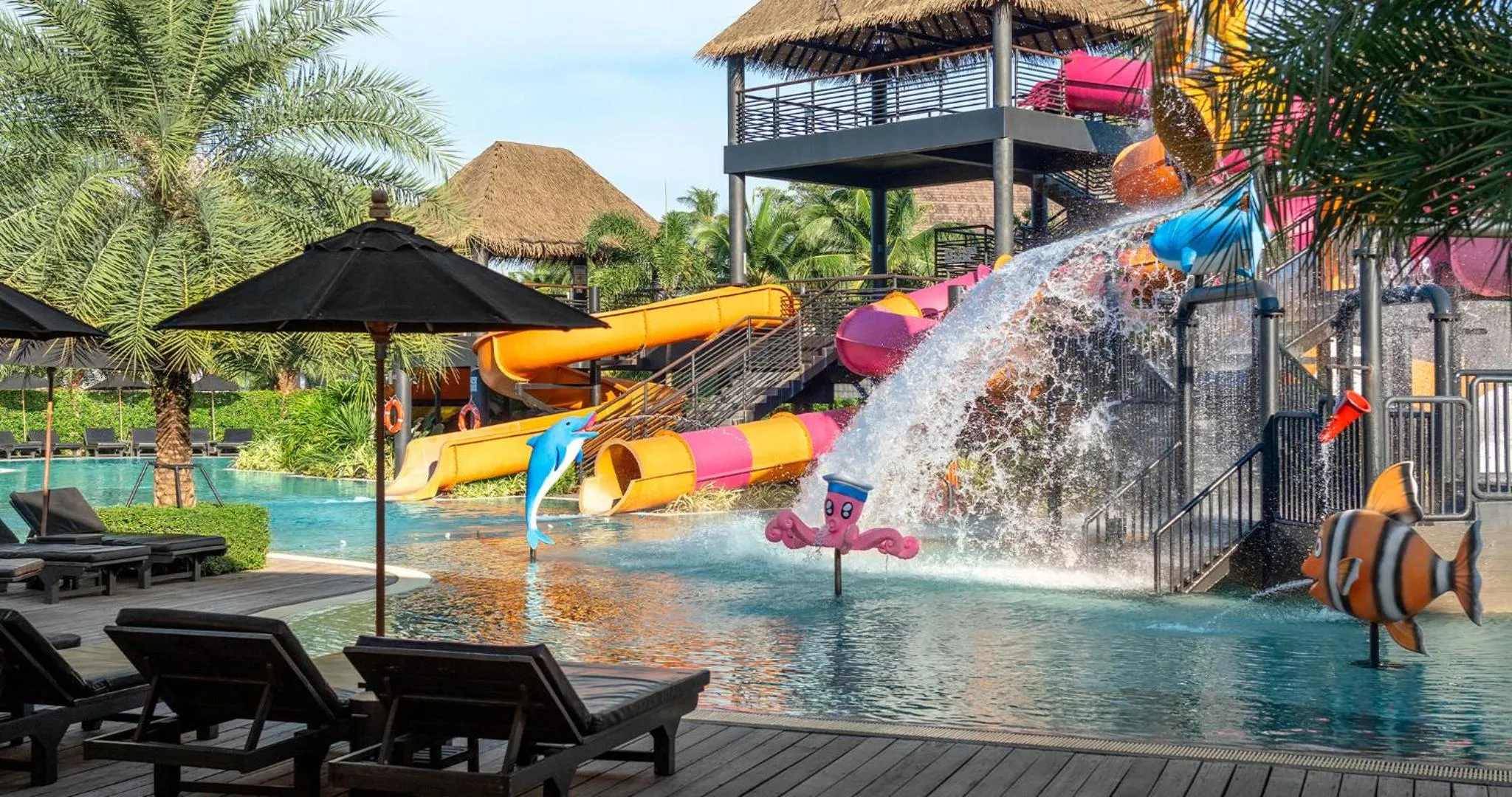 Aqua park in The Splash Koh Chang