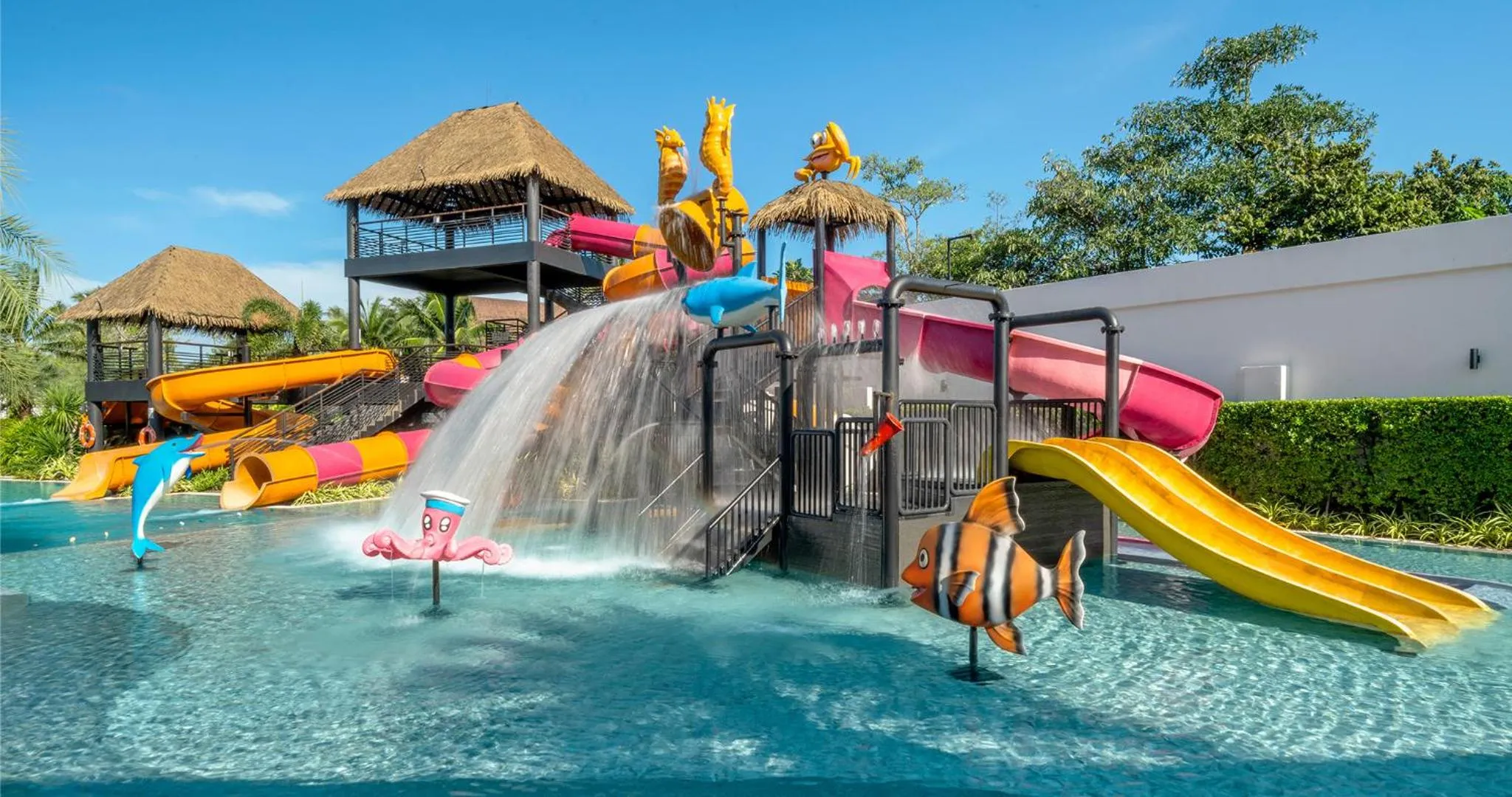 Aqua park in The Splash Koh Chang