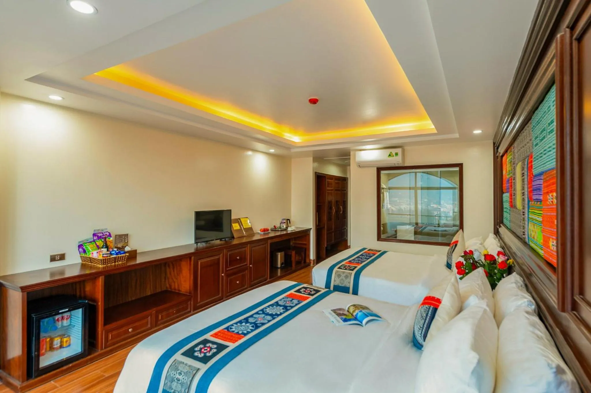 Bed in Sapa Passion Hotel & Spa