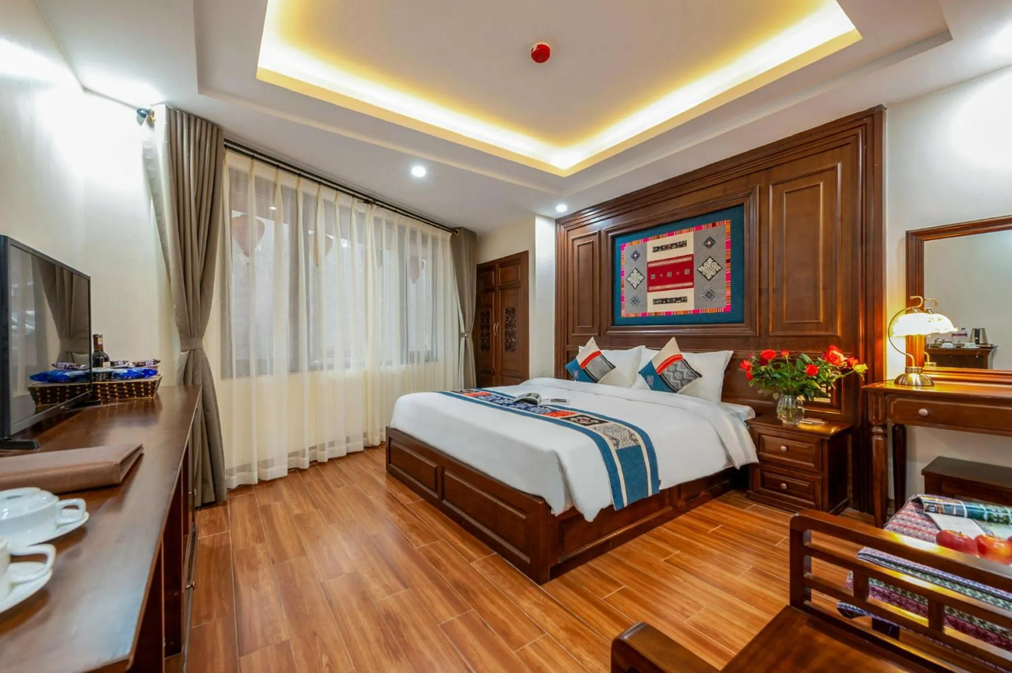 Bed in Sapa Passion Hotel & Spa