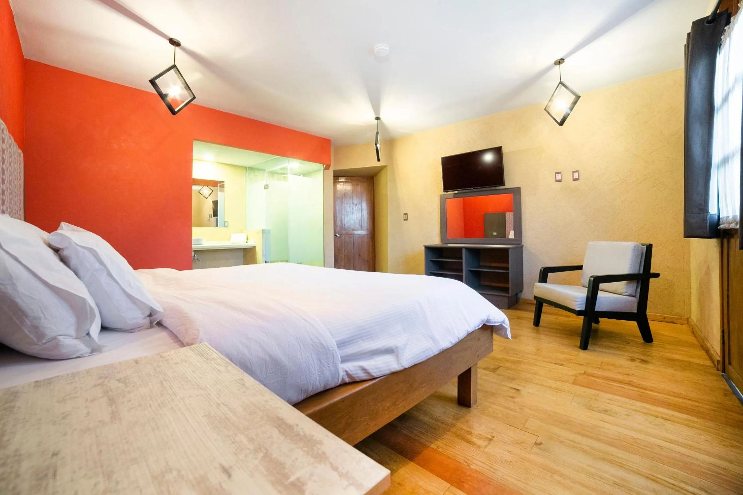 Bedroom in Capital O Collection O Casona De Minas Mineral del Monte