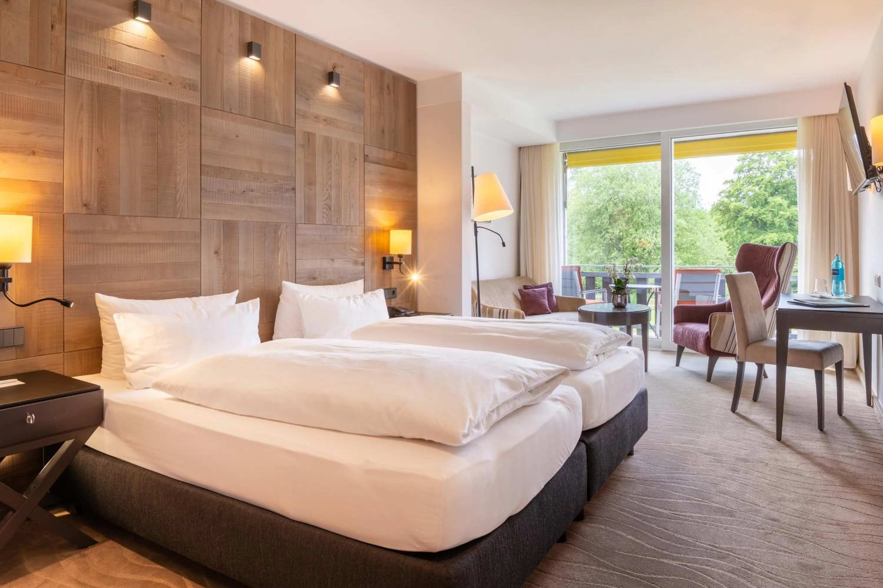 Bed in Hotel Jagdhaus Wiese