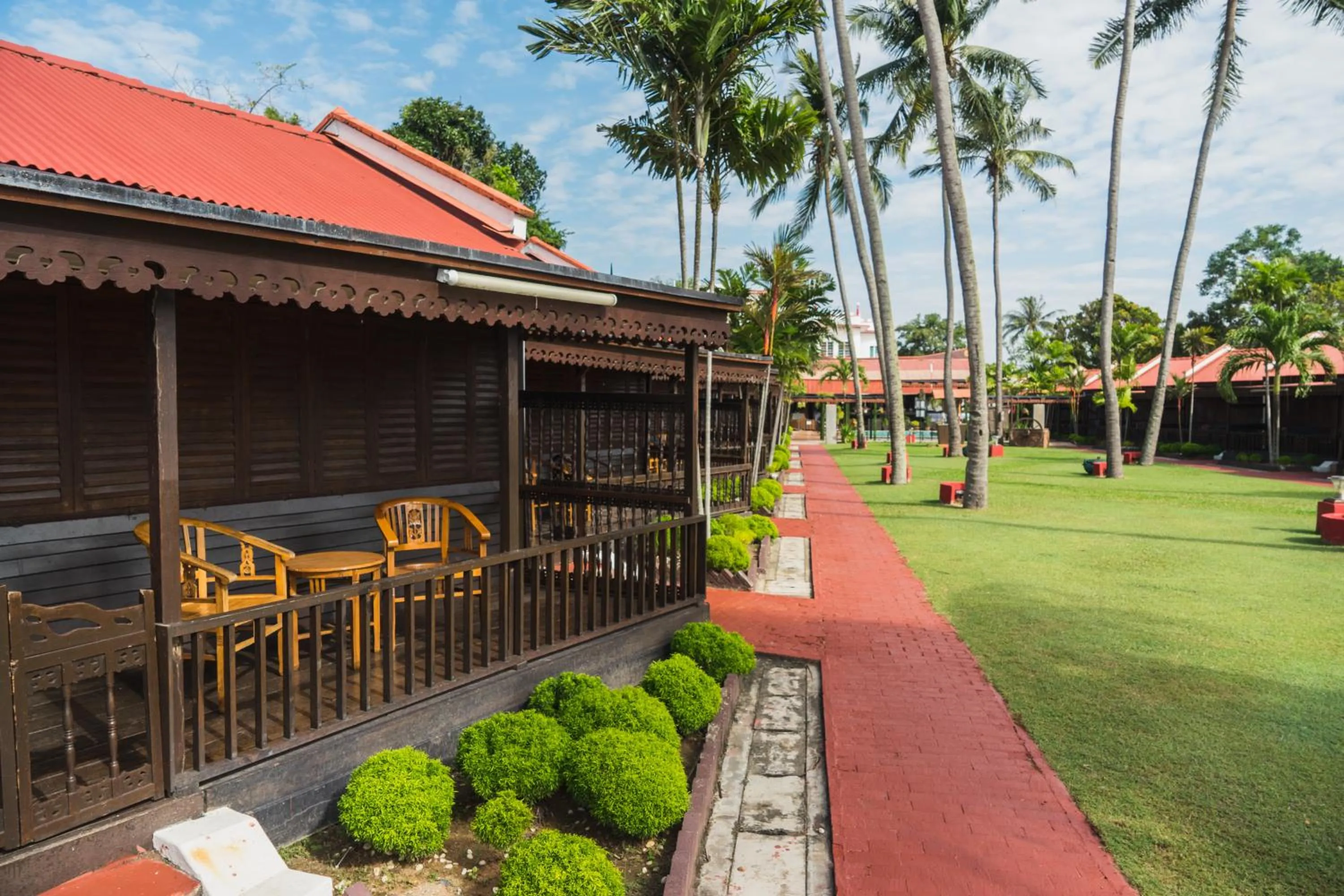 Natural landscape in Shah's Beach Resort Melaka