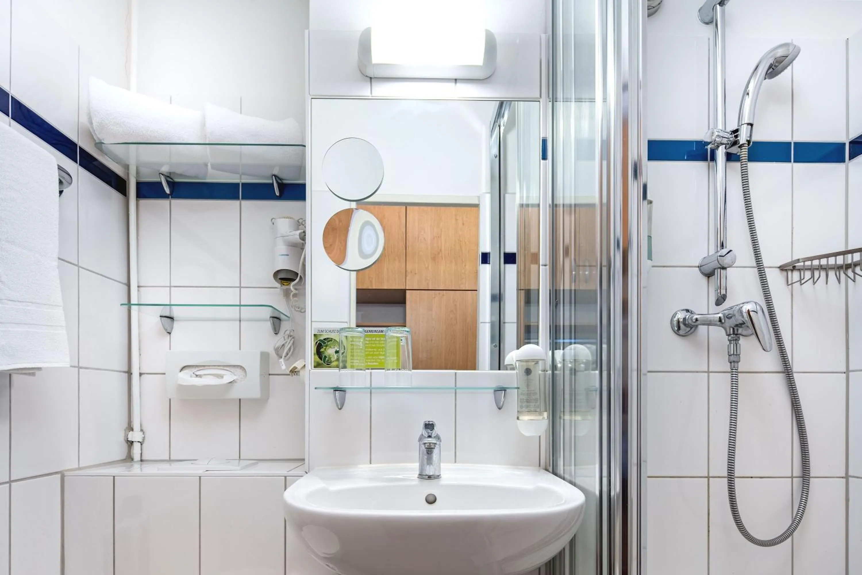 Shower in AHORN Hotel Am Fichtelberg