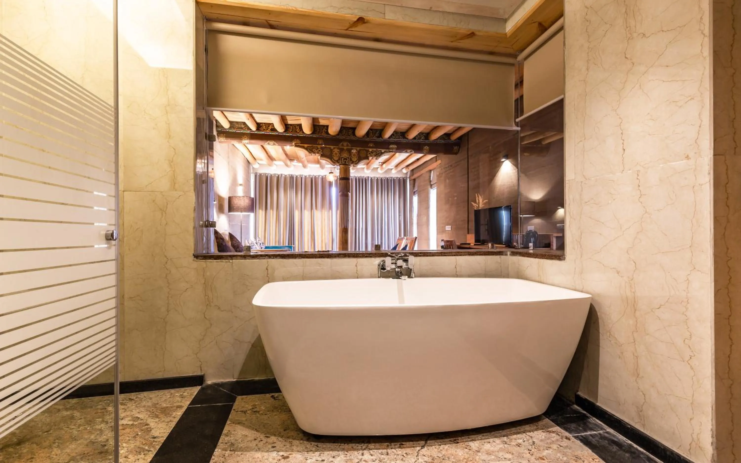 Bathroom in Ladakh Eco Resort