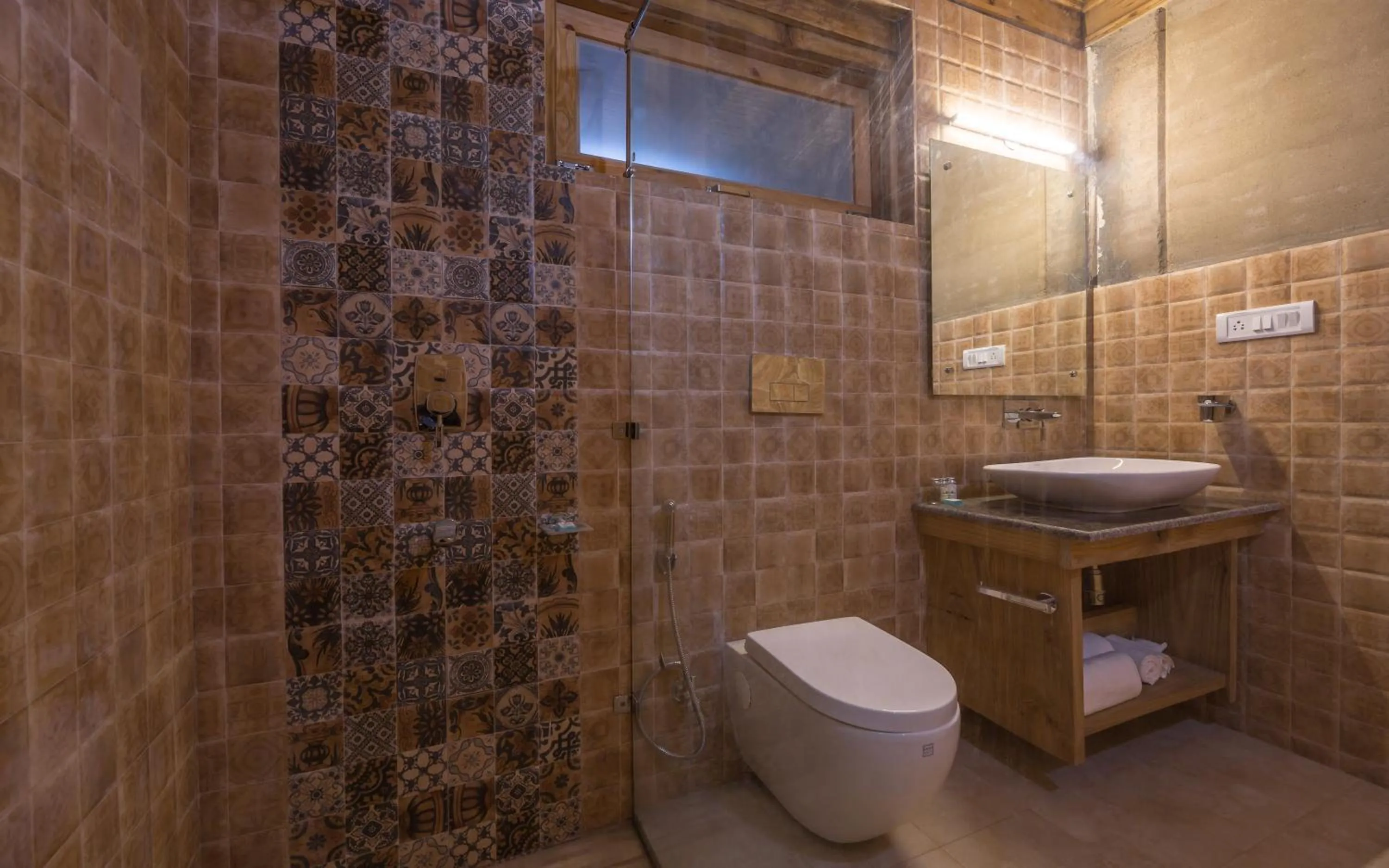 Shower in Ladakh Eco Resort