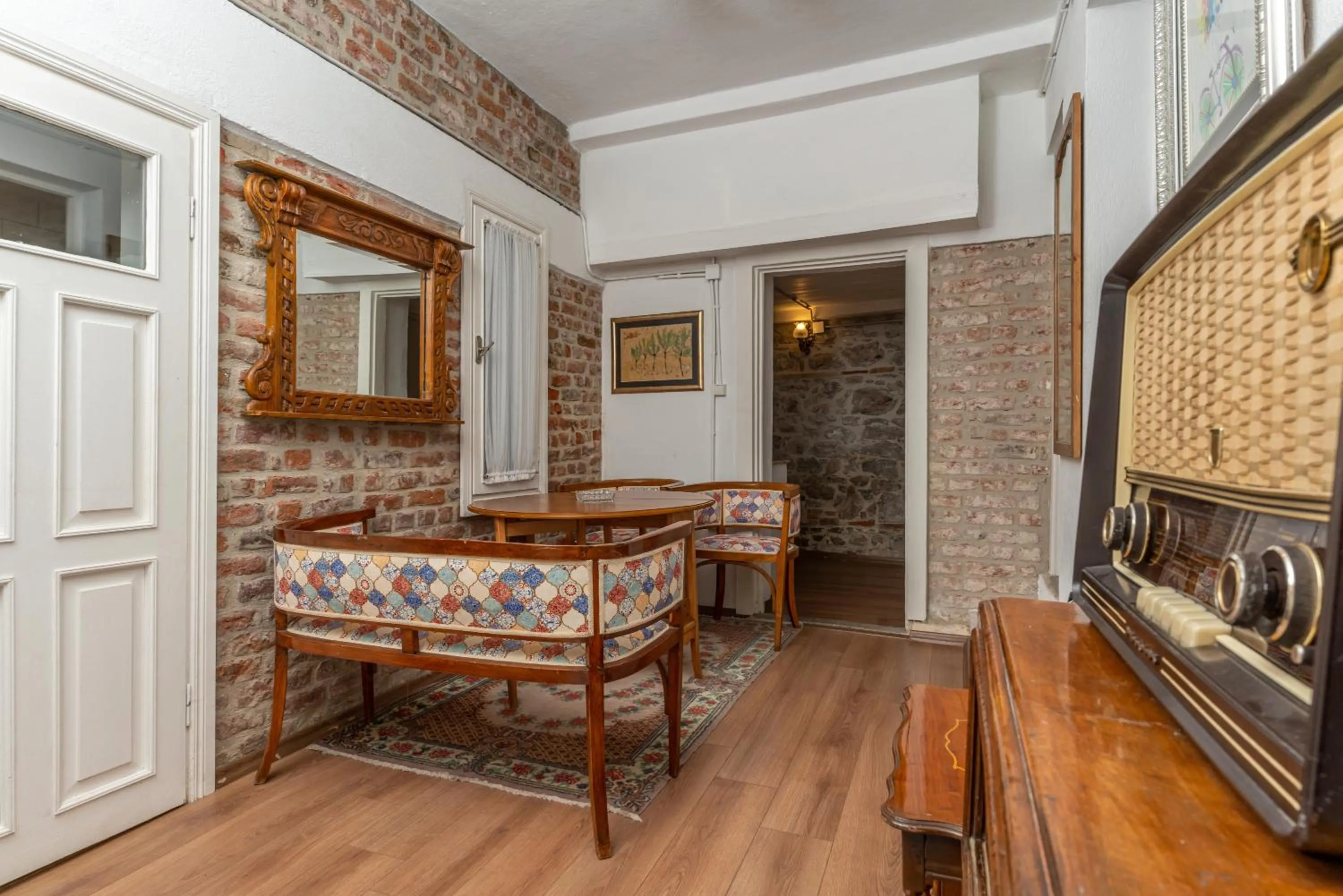 Seating area in Iconic Stone Houses
