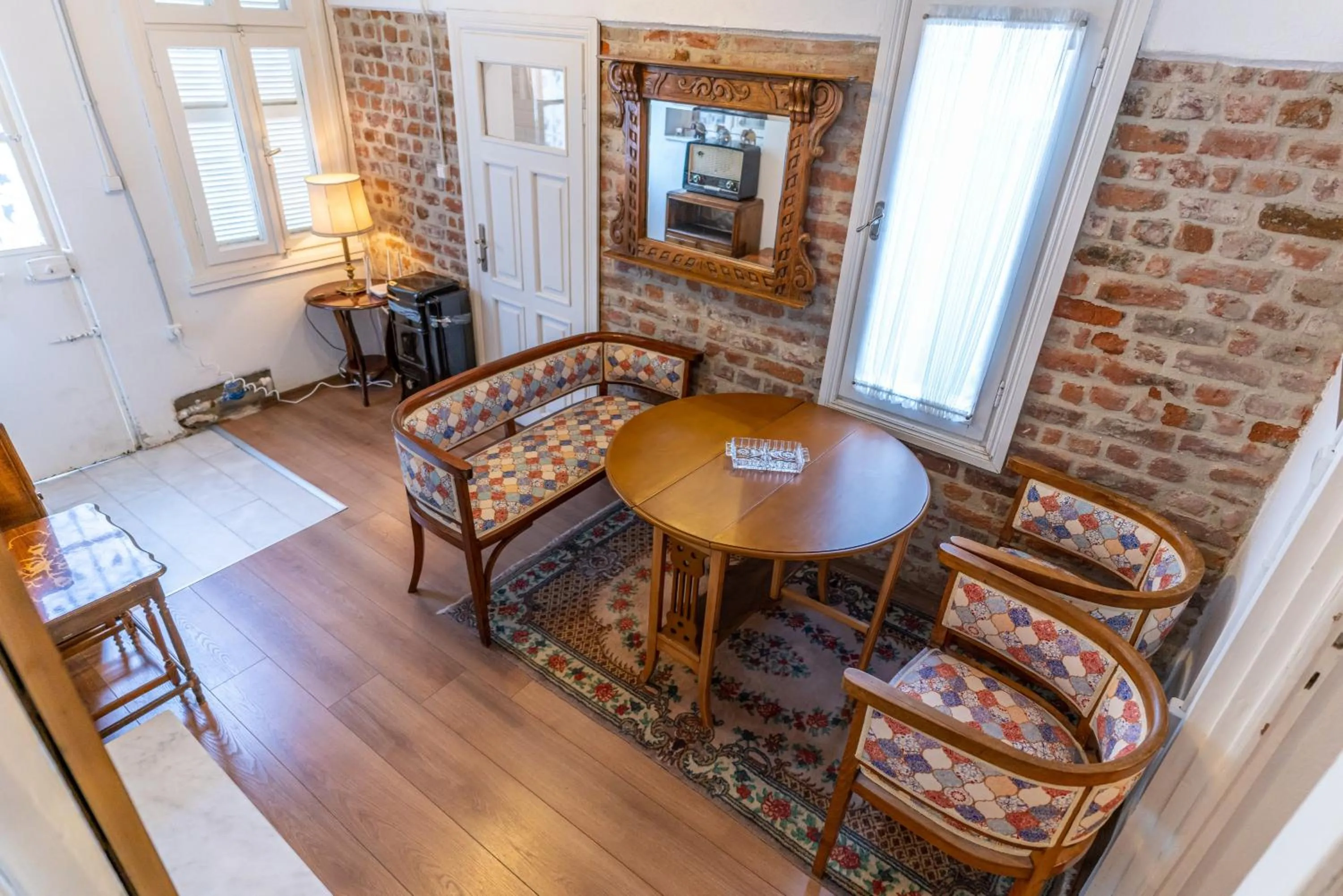 Seating area in Iconic Stone Houses
